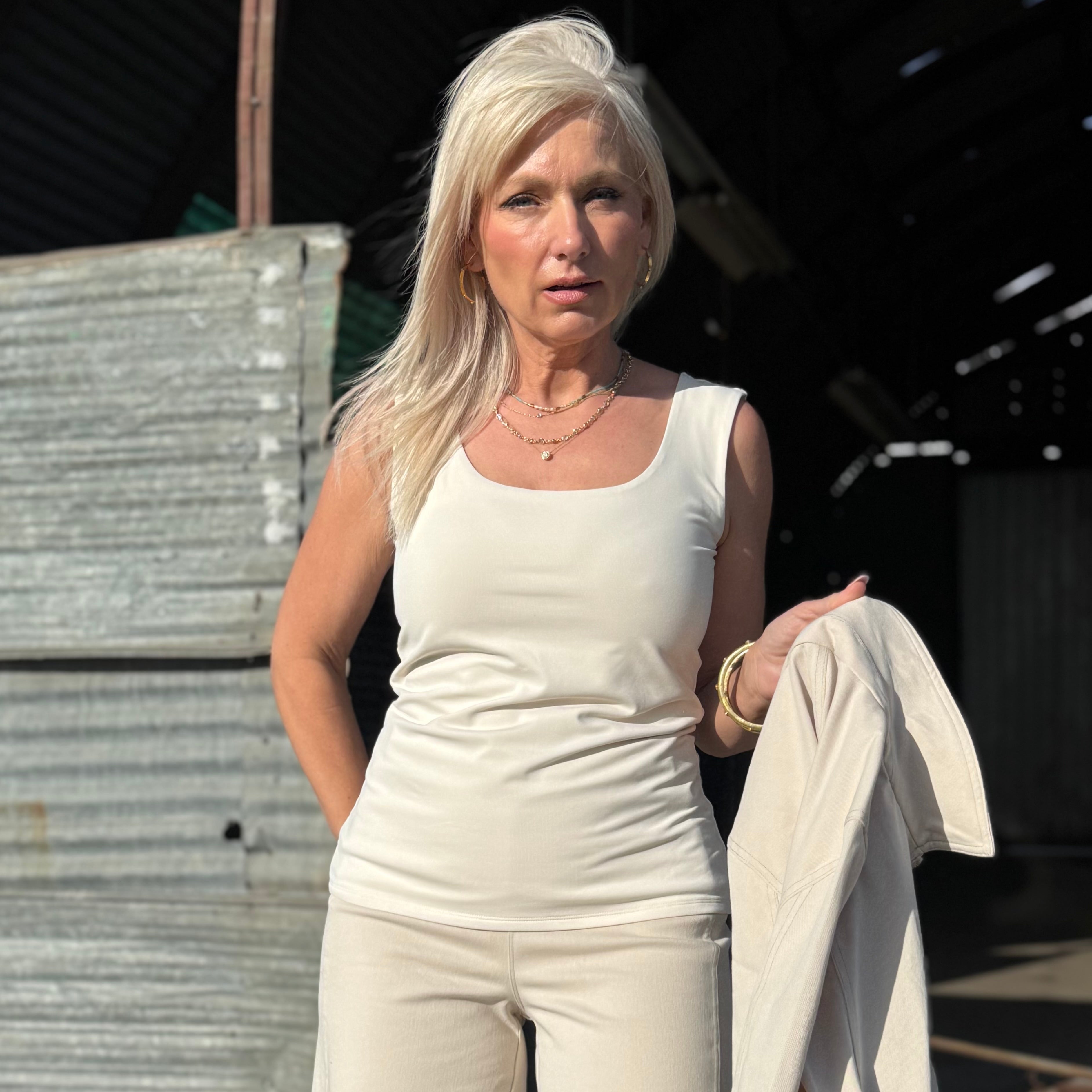 LYSSE Evie Scoop Neck Tank
