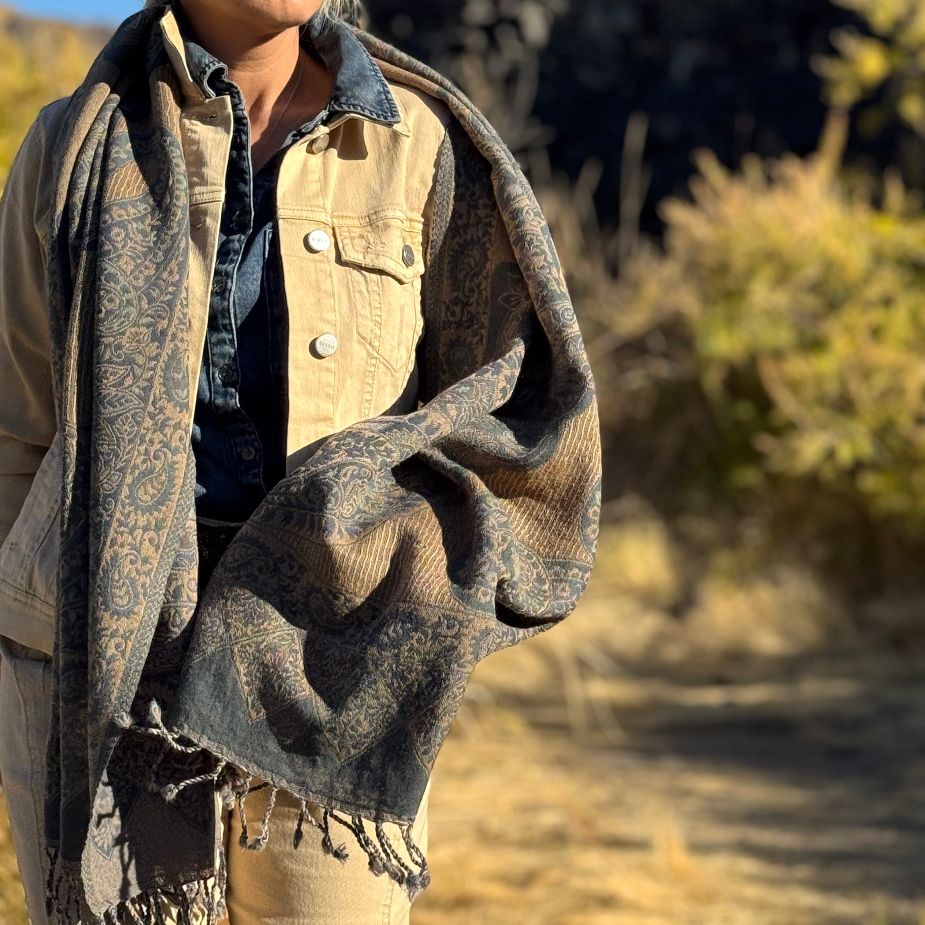 The Woodland Whisper Wool Scarf