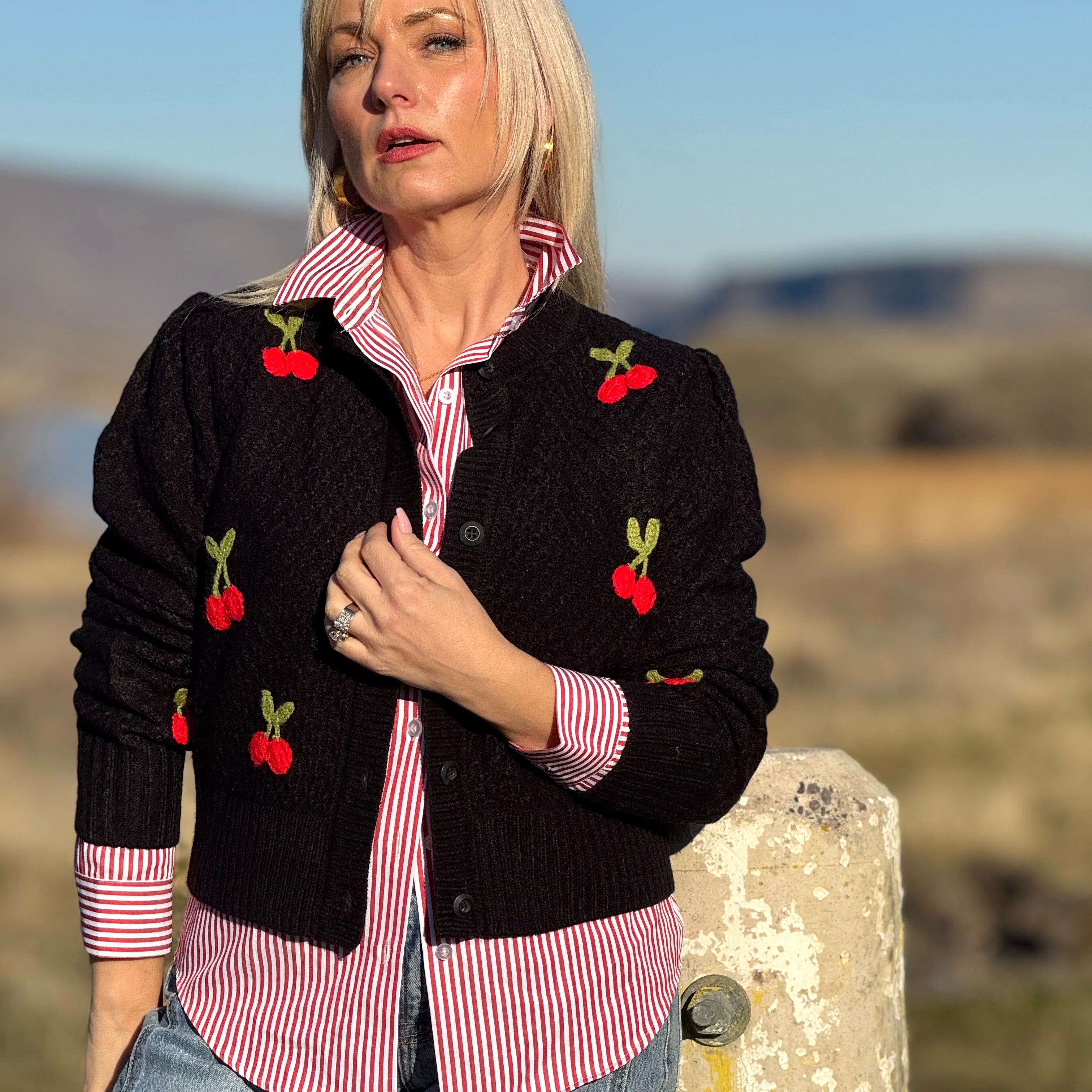 The Sweet Cherry Cardigan