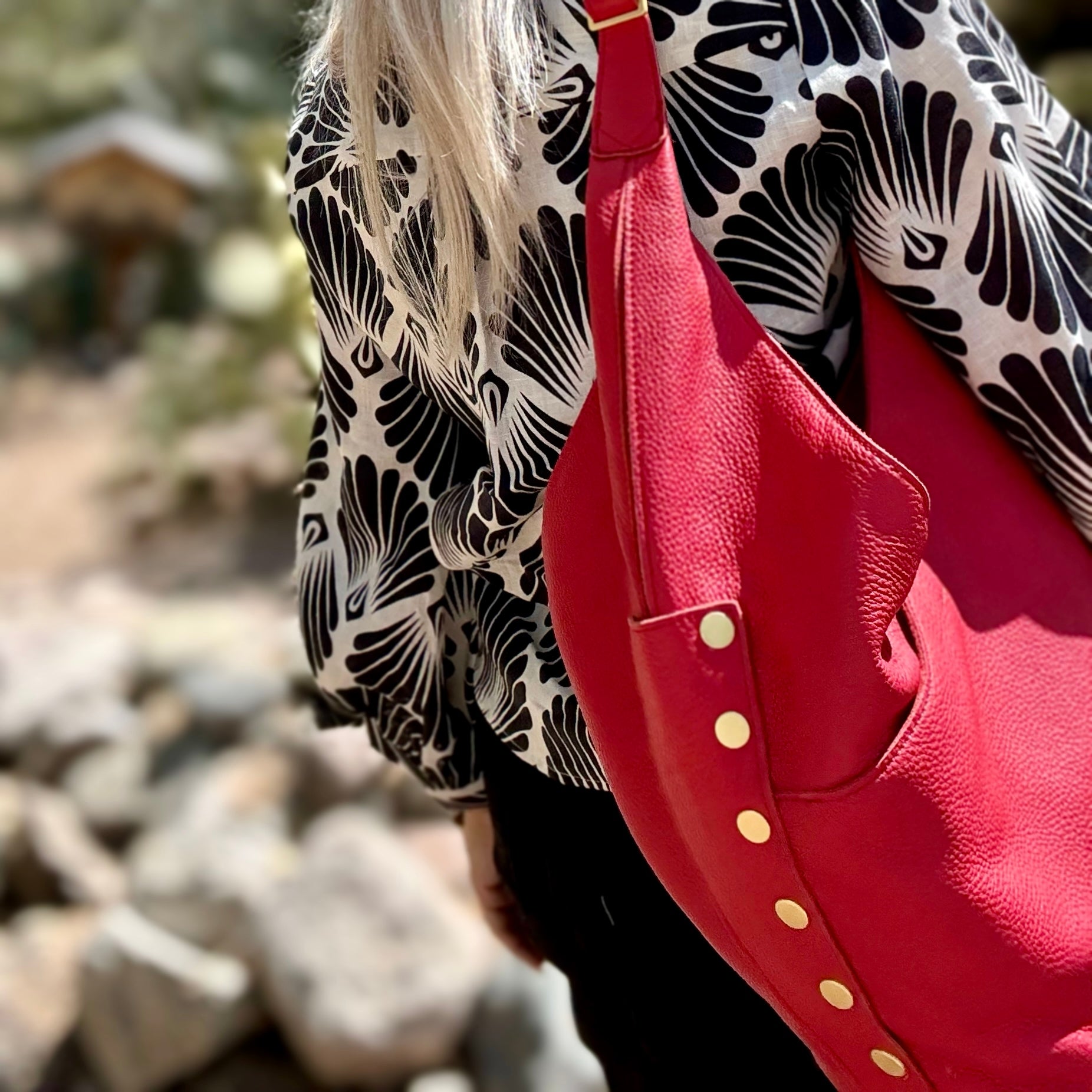 Hammitt Tom Zip Large Poppy Red