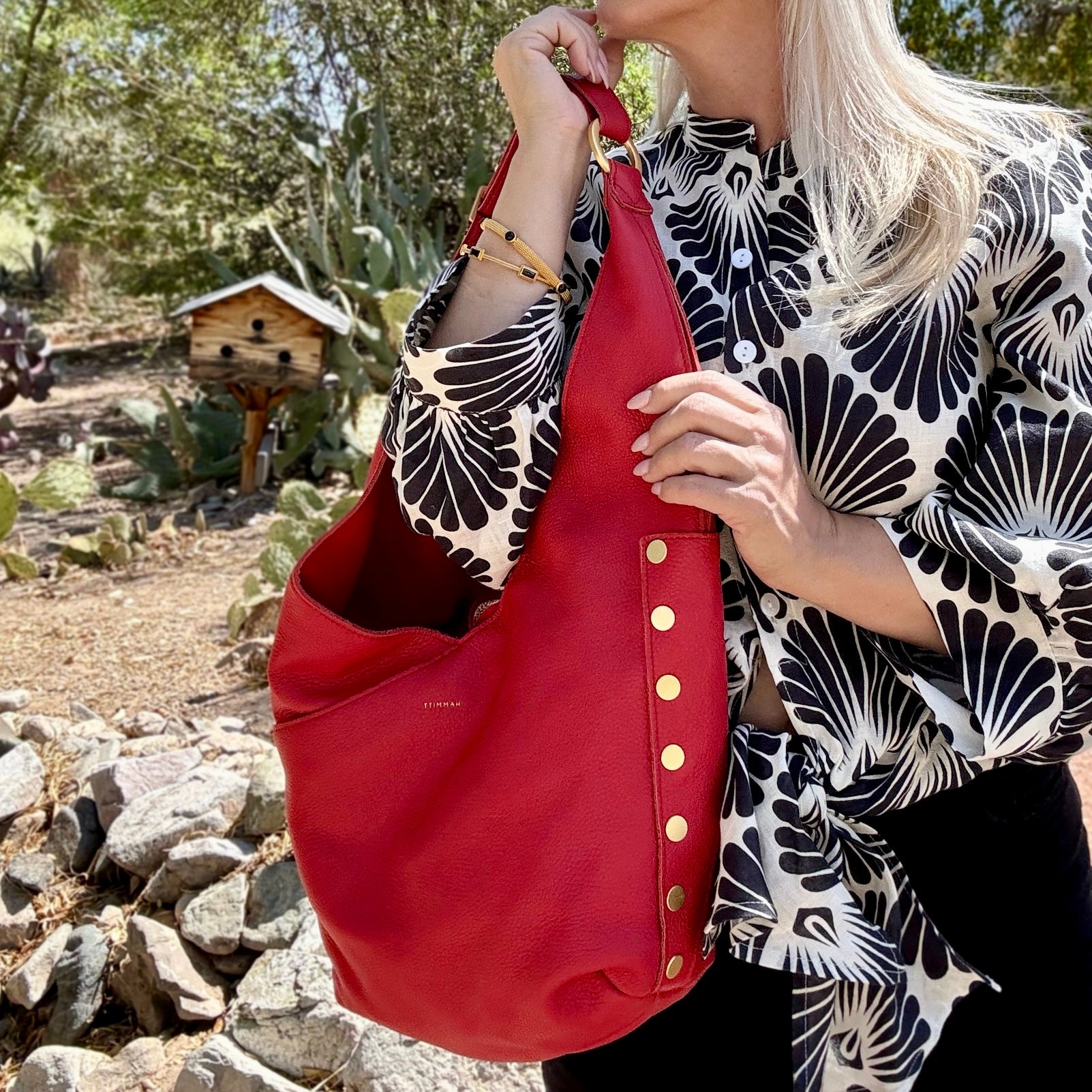 Hammitt Tom Zip Large Poppy Red