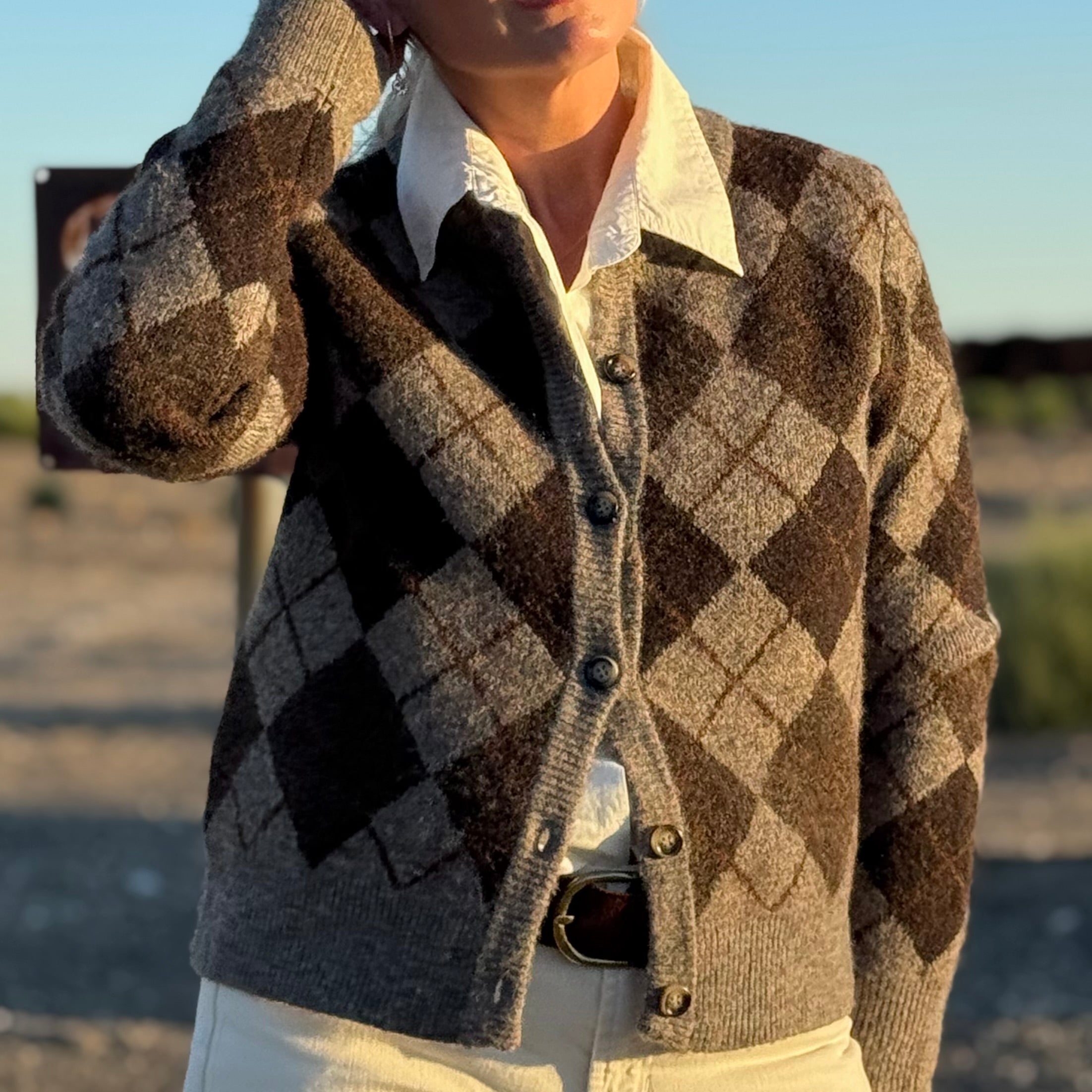 Clara Argyle Cardigan