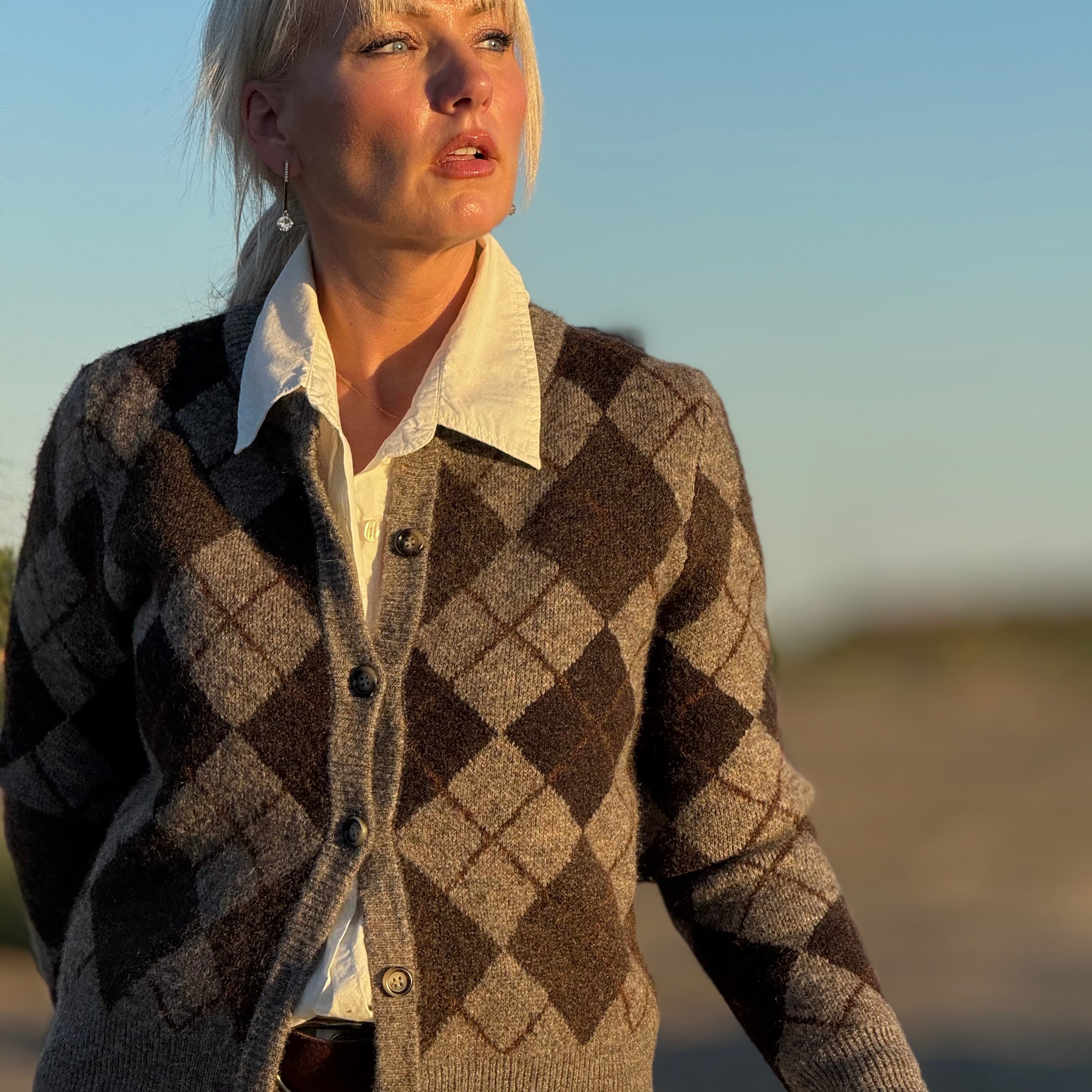Clara Argyle Cardigan