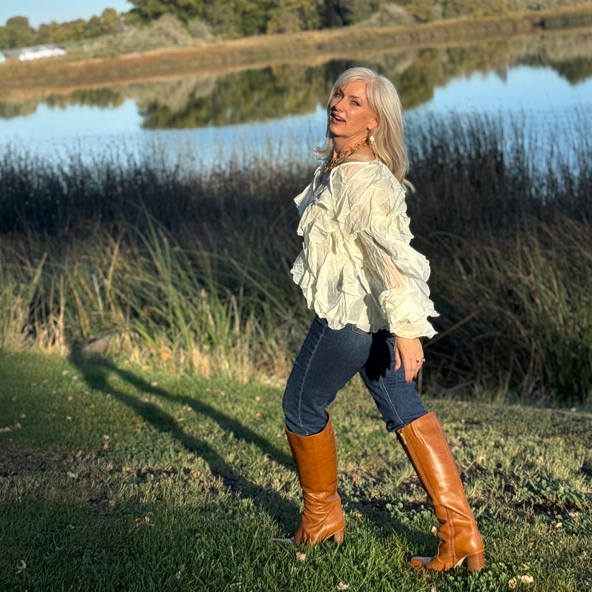 The Poet’s Ruffle Blouse