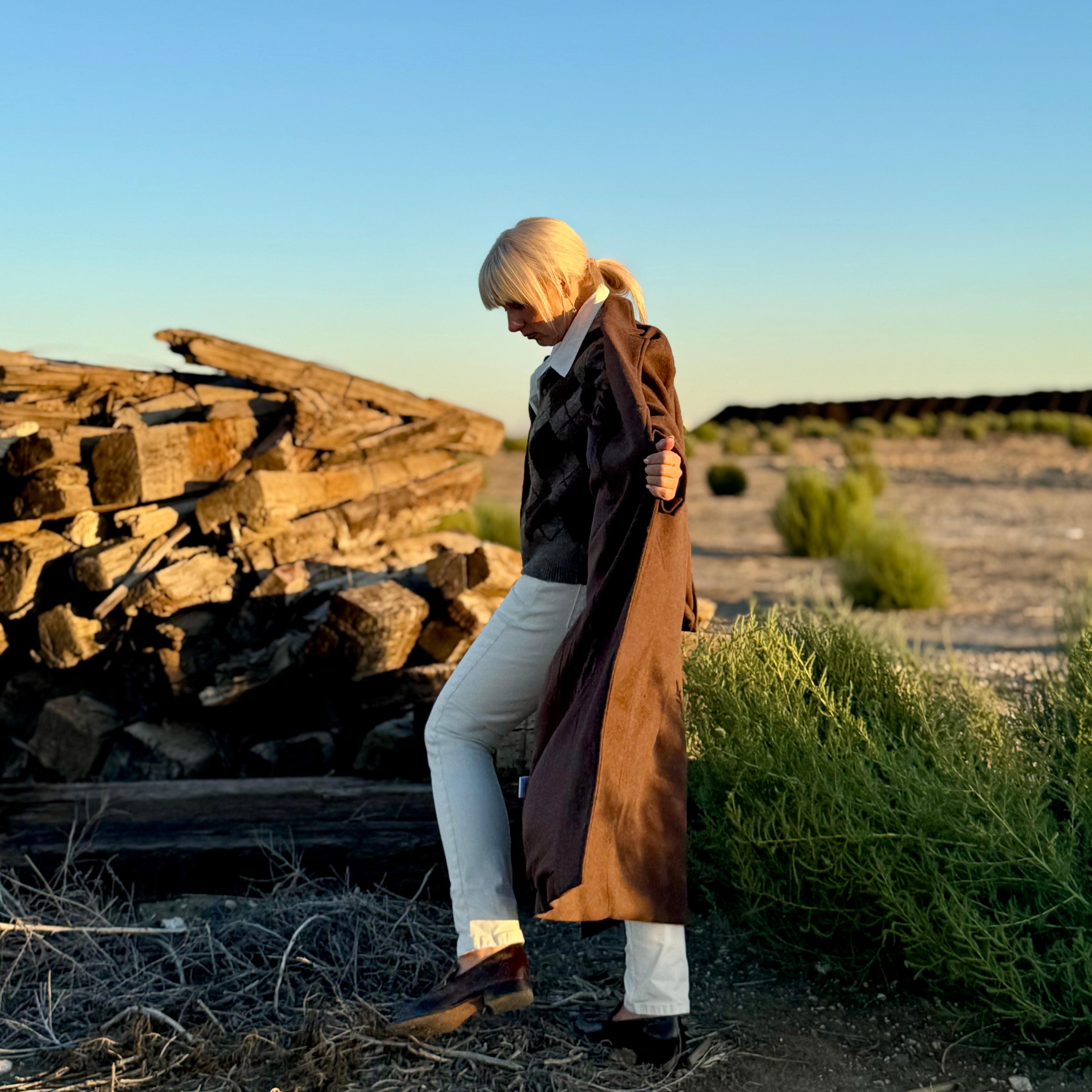 Burnt Cedar Trenchcoat
