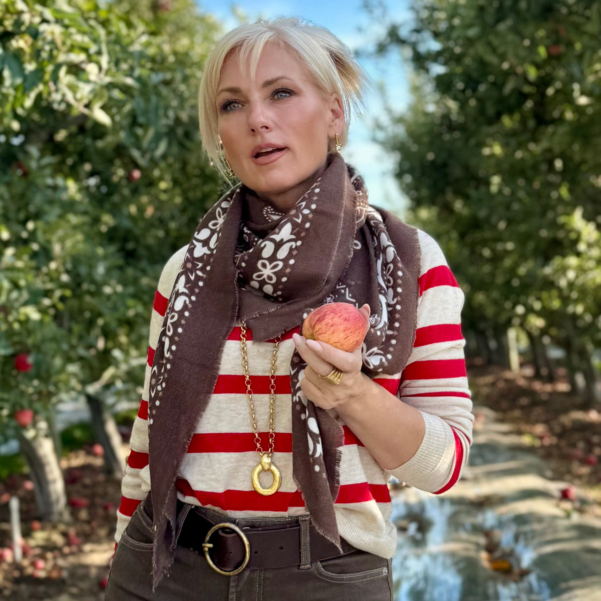 The Cashmere-Feel Bandana Scarf