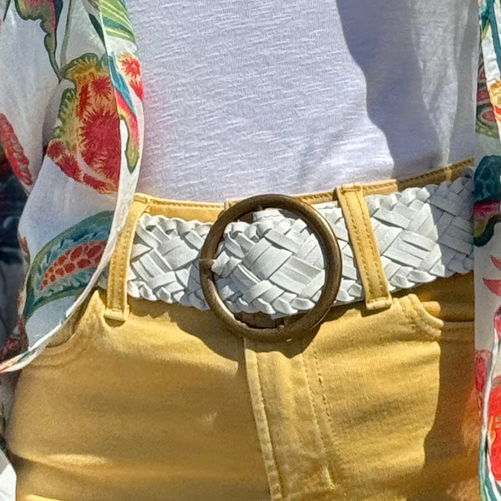 Willow Weave Leather Belt