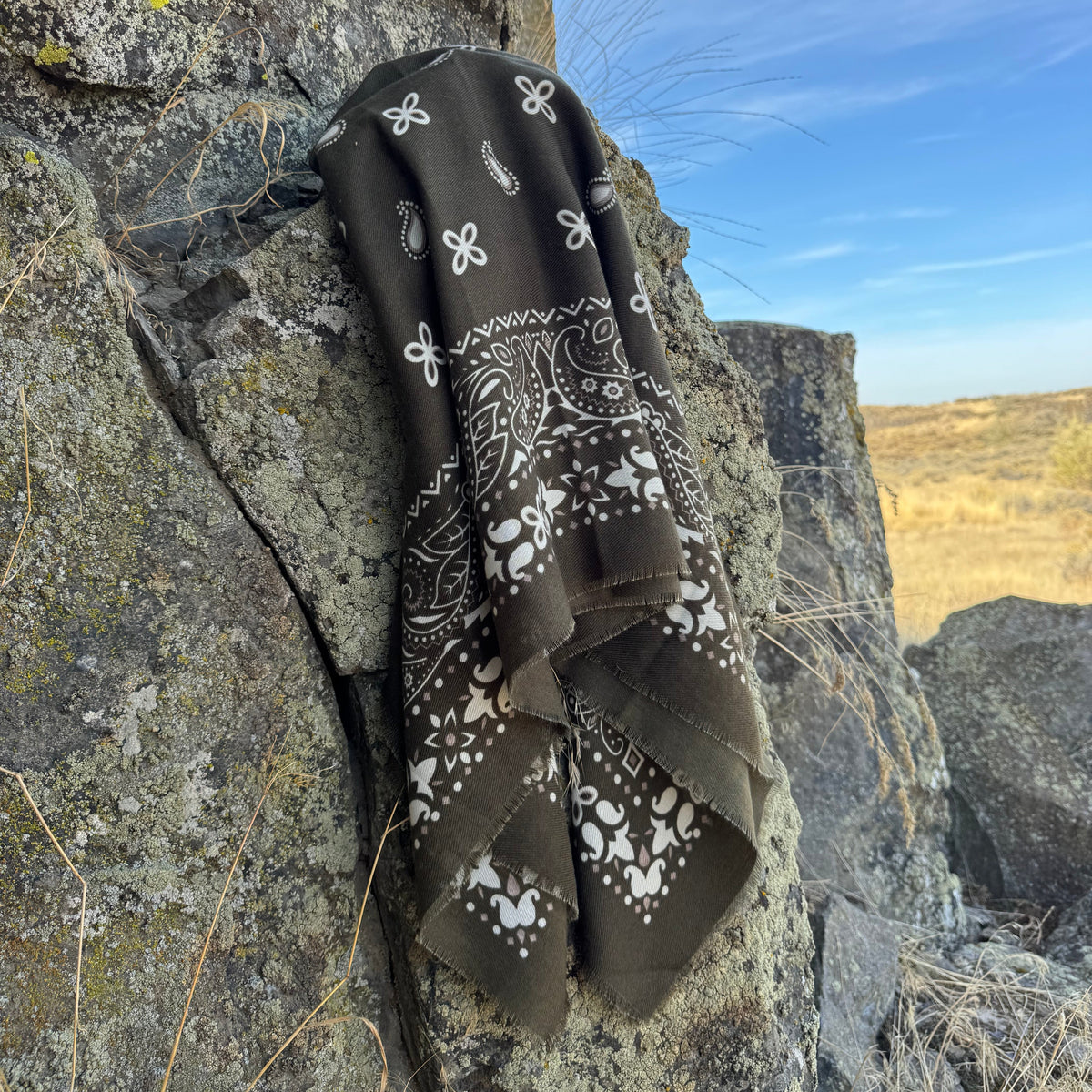 The Cashmere Feel Bandana Scarf