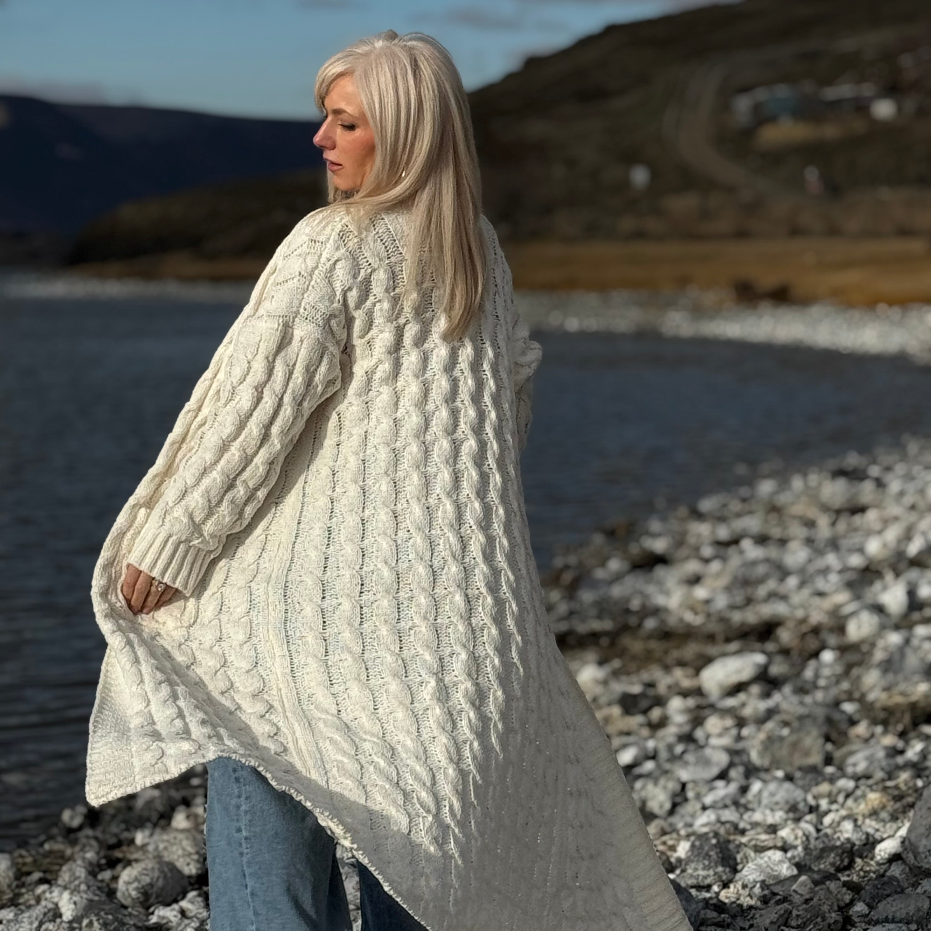Riverstone Cable Duster Sweater