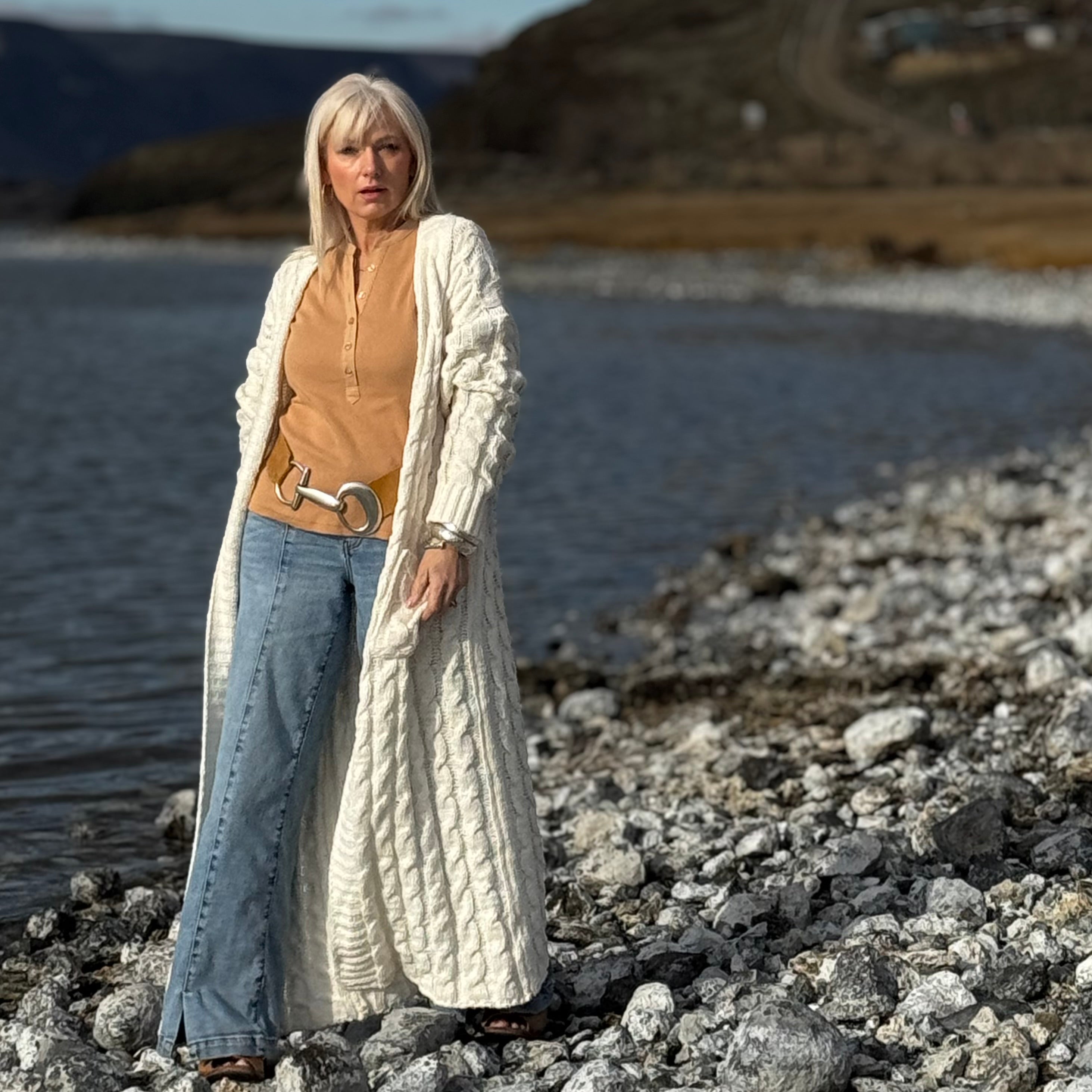 Riverstone Cable Duster Sweater