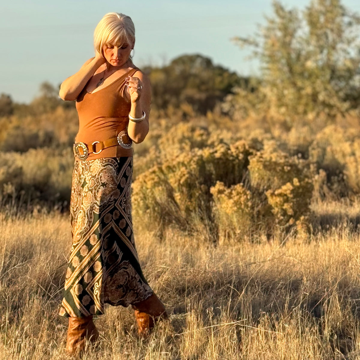 Forrest Glen Bias Cut Skirt