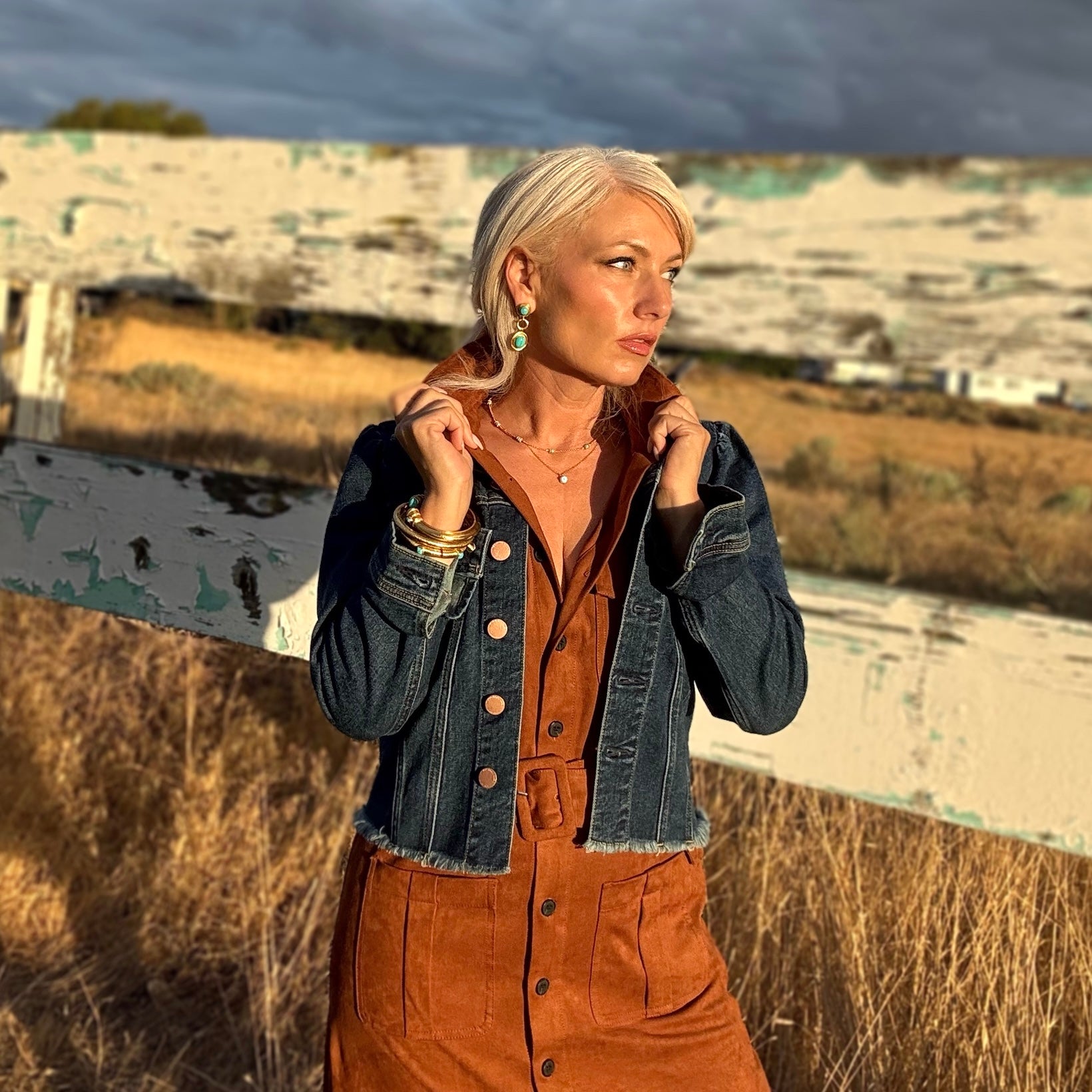 ROSELYN DENIM JACKET Denali