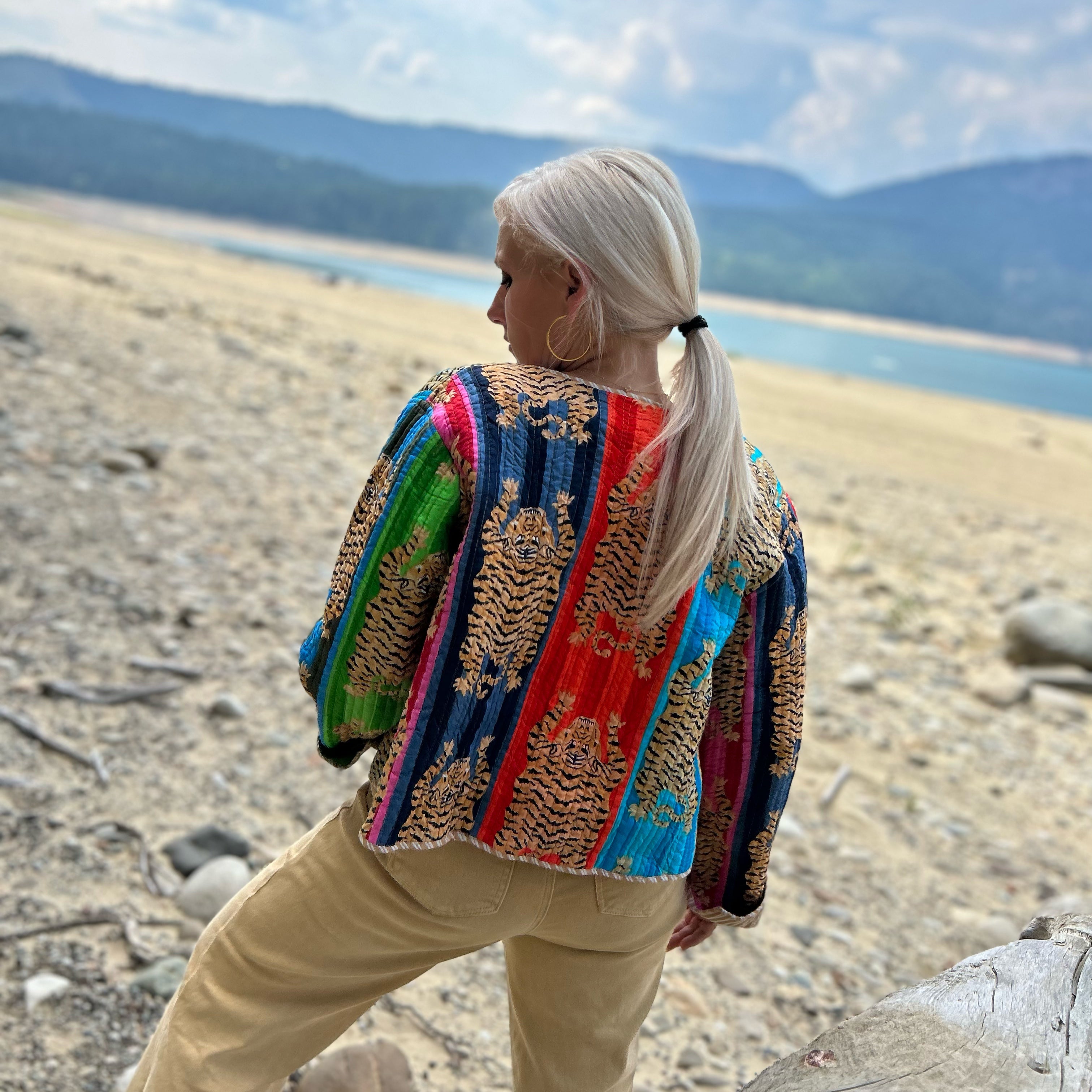 Roar Kantha Quilted Jacket