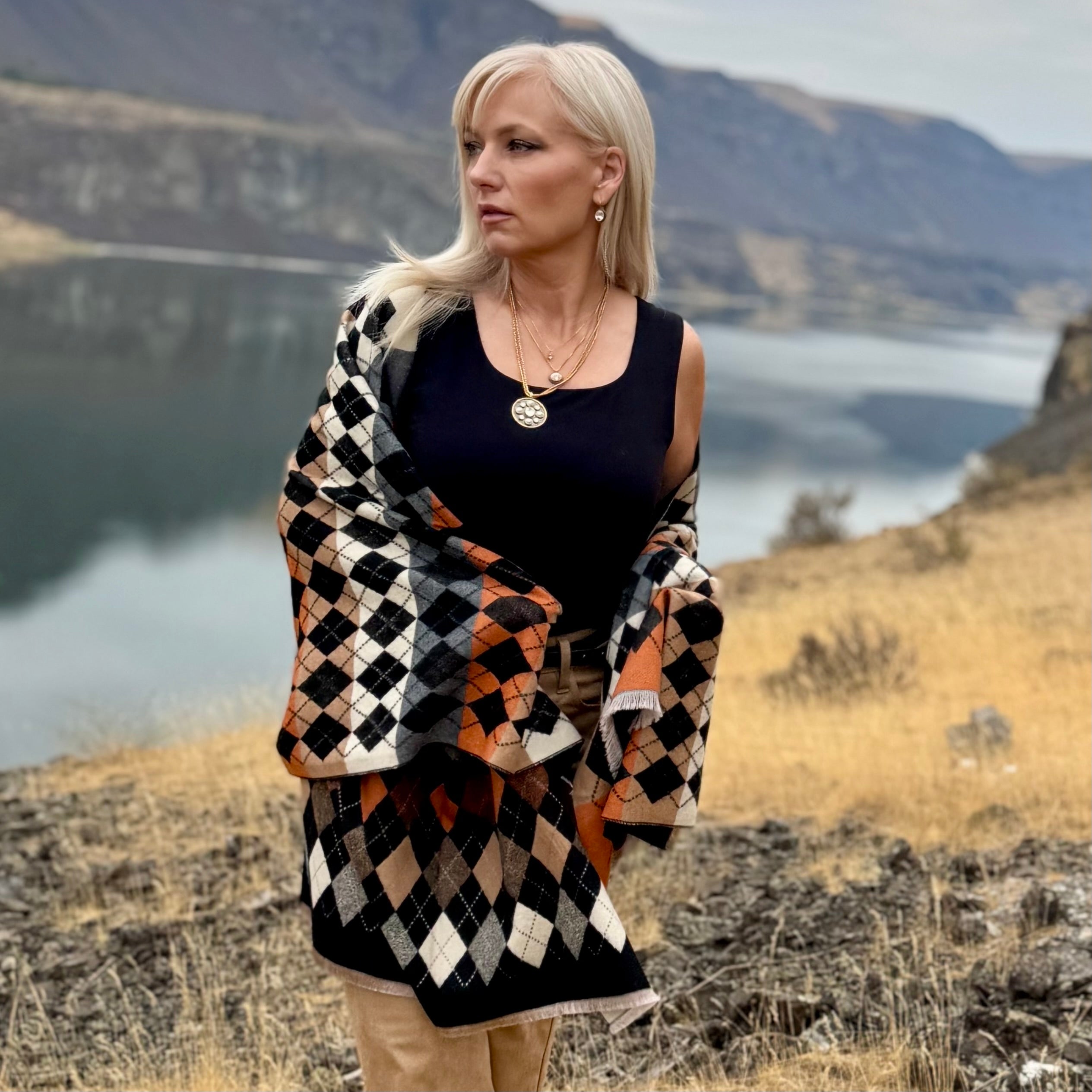Madison Argyle Scarf