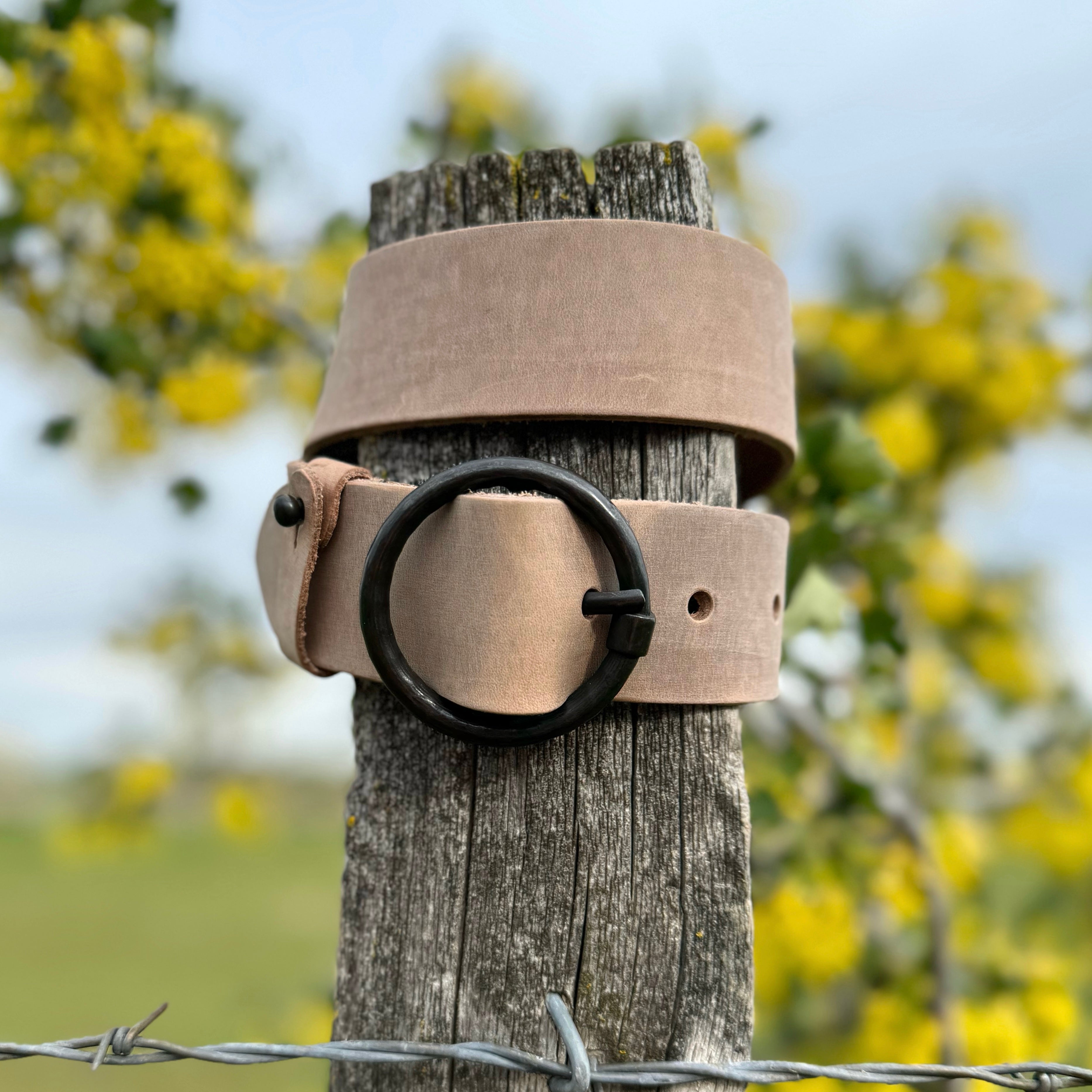 Vintage Circle Belt (Taupe)