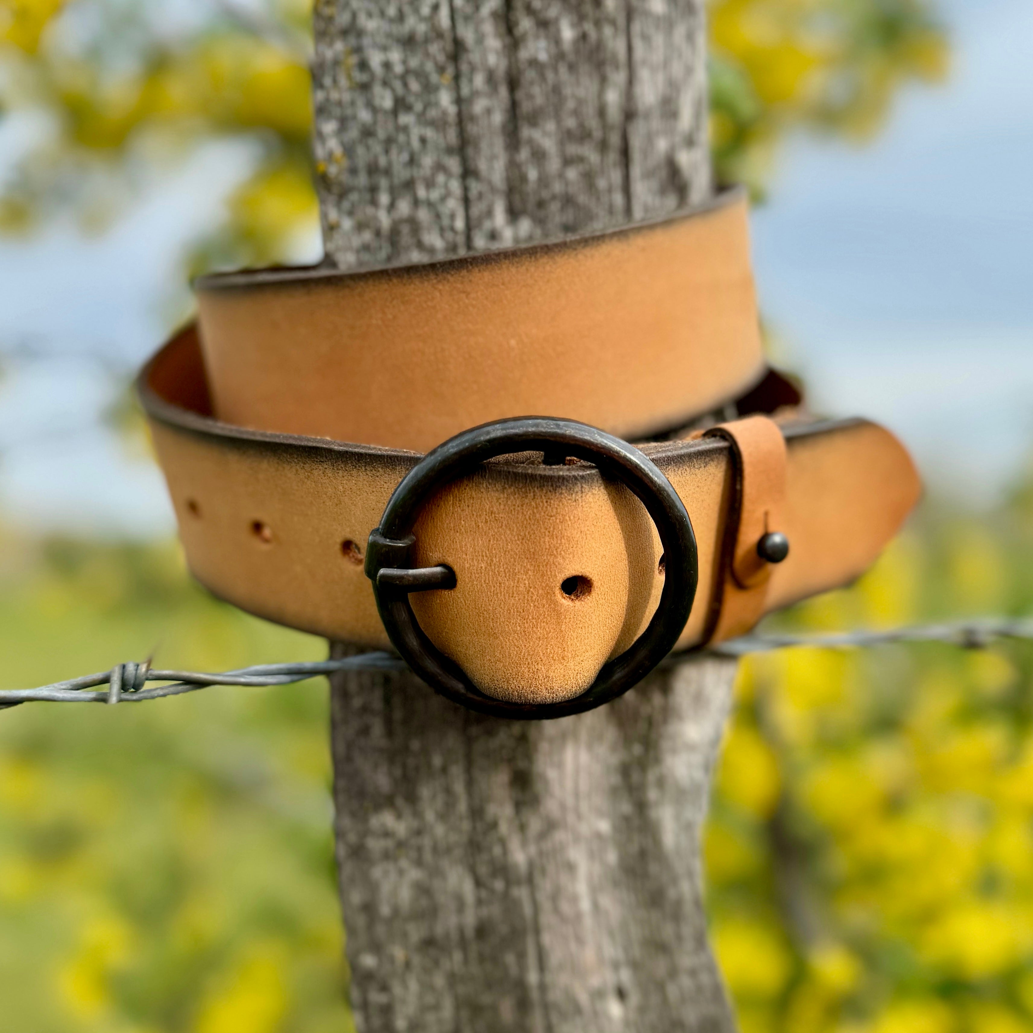 Vintage Circle Belt (Cognac)