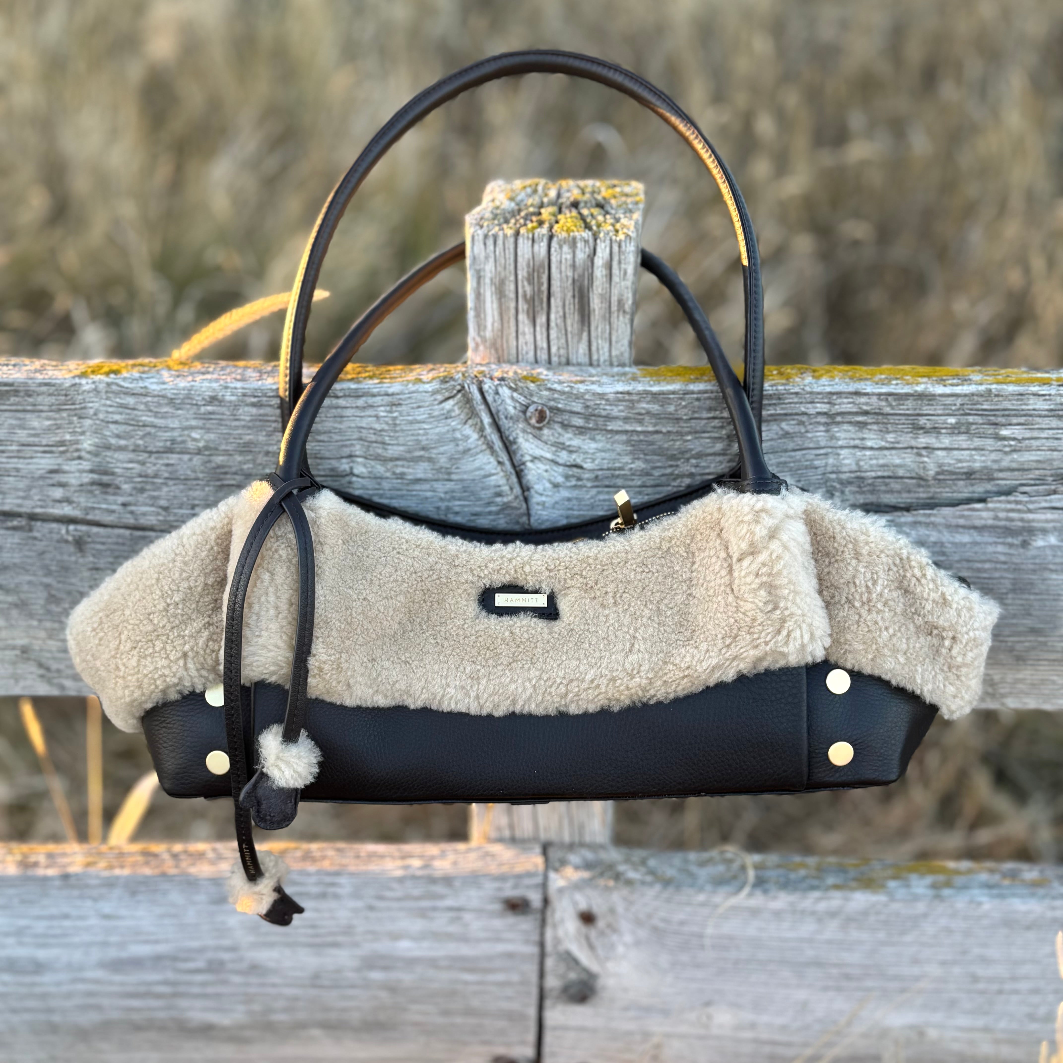 Hammitt Paul Short Sundance Shearling/Brushed Gold