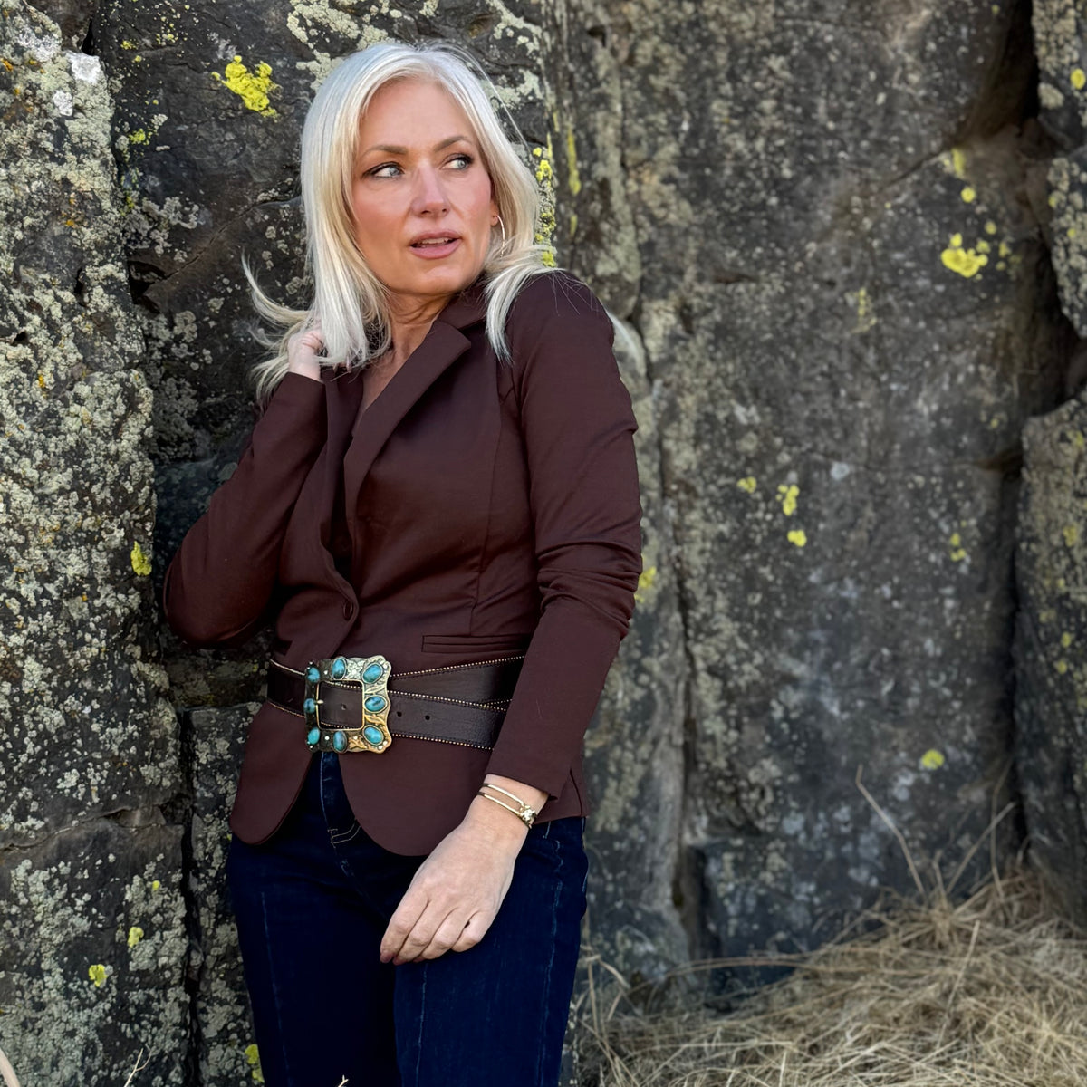 The Everyday Muse French Terry Blazer