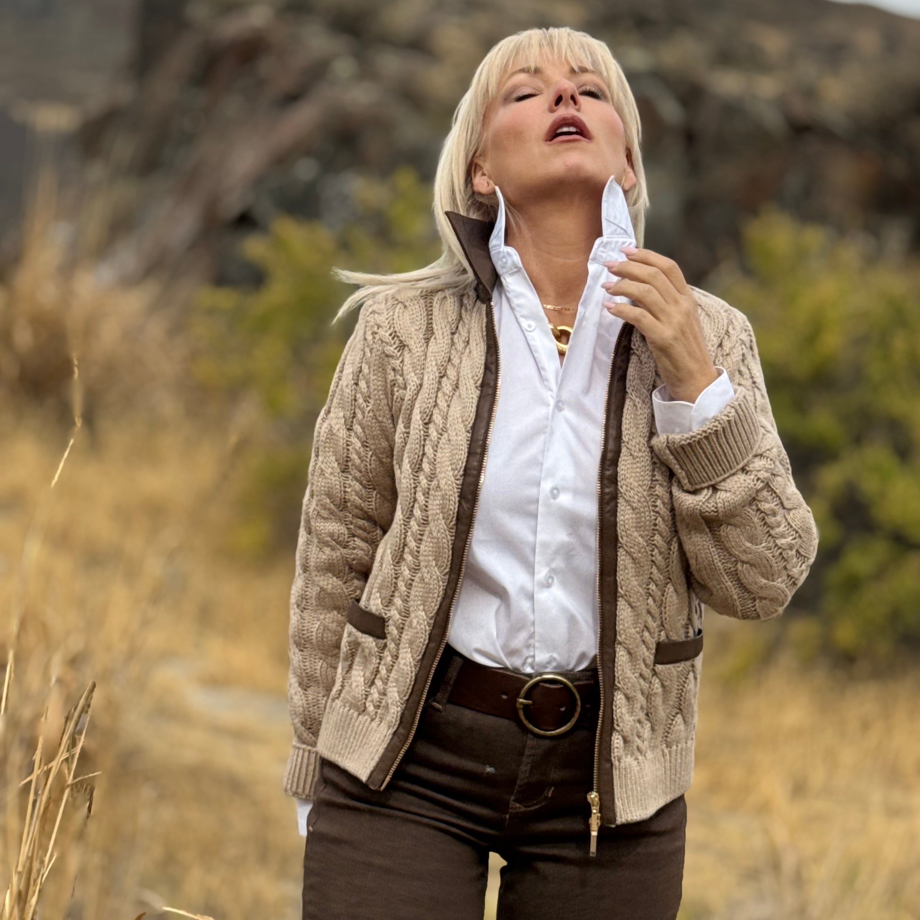 The Equestrian Cable Jacket