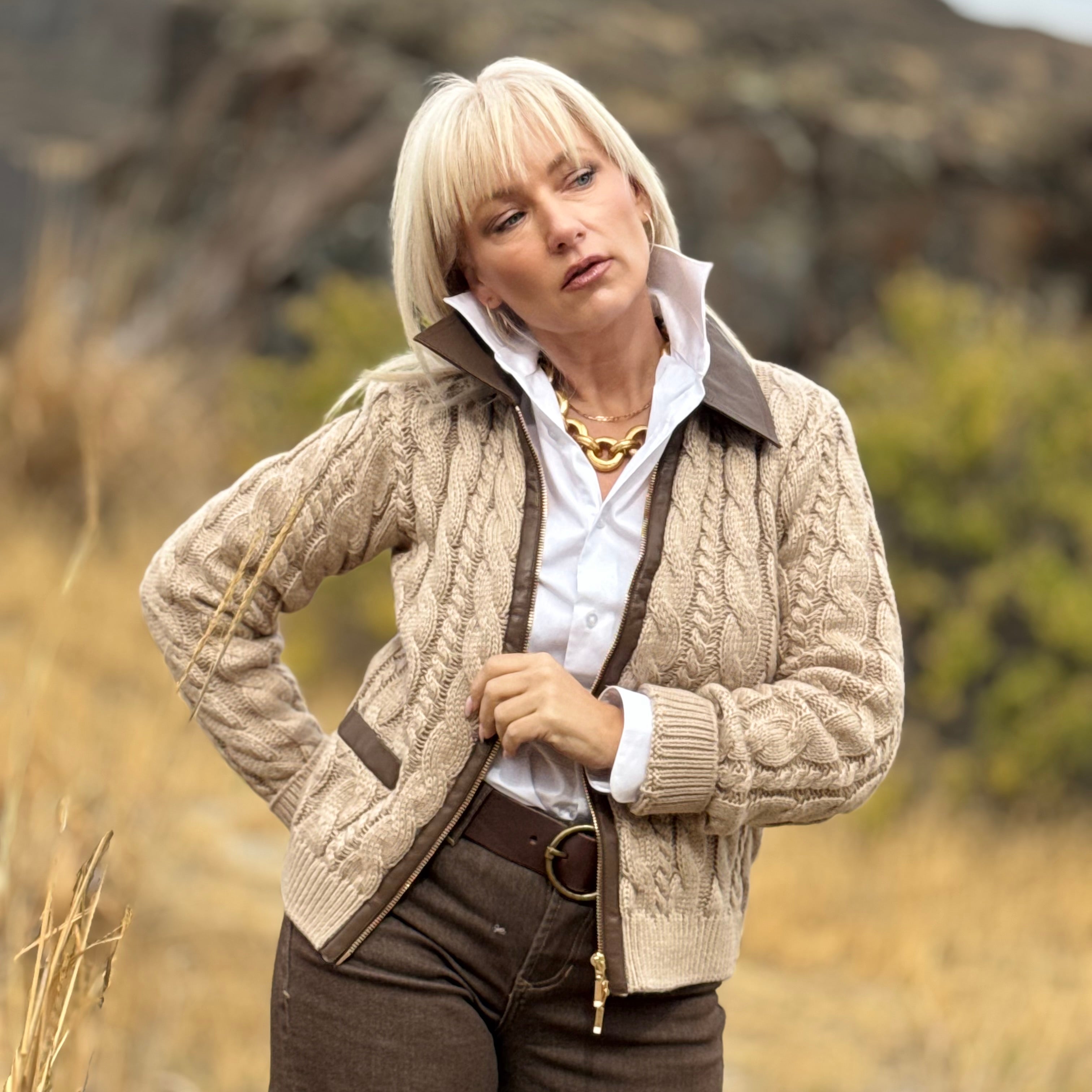 The Equestrian Cable Jacket