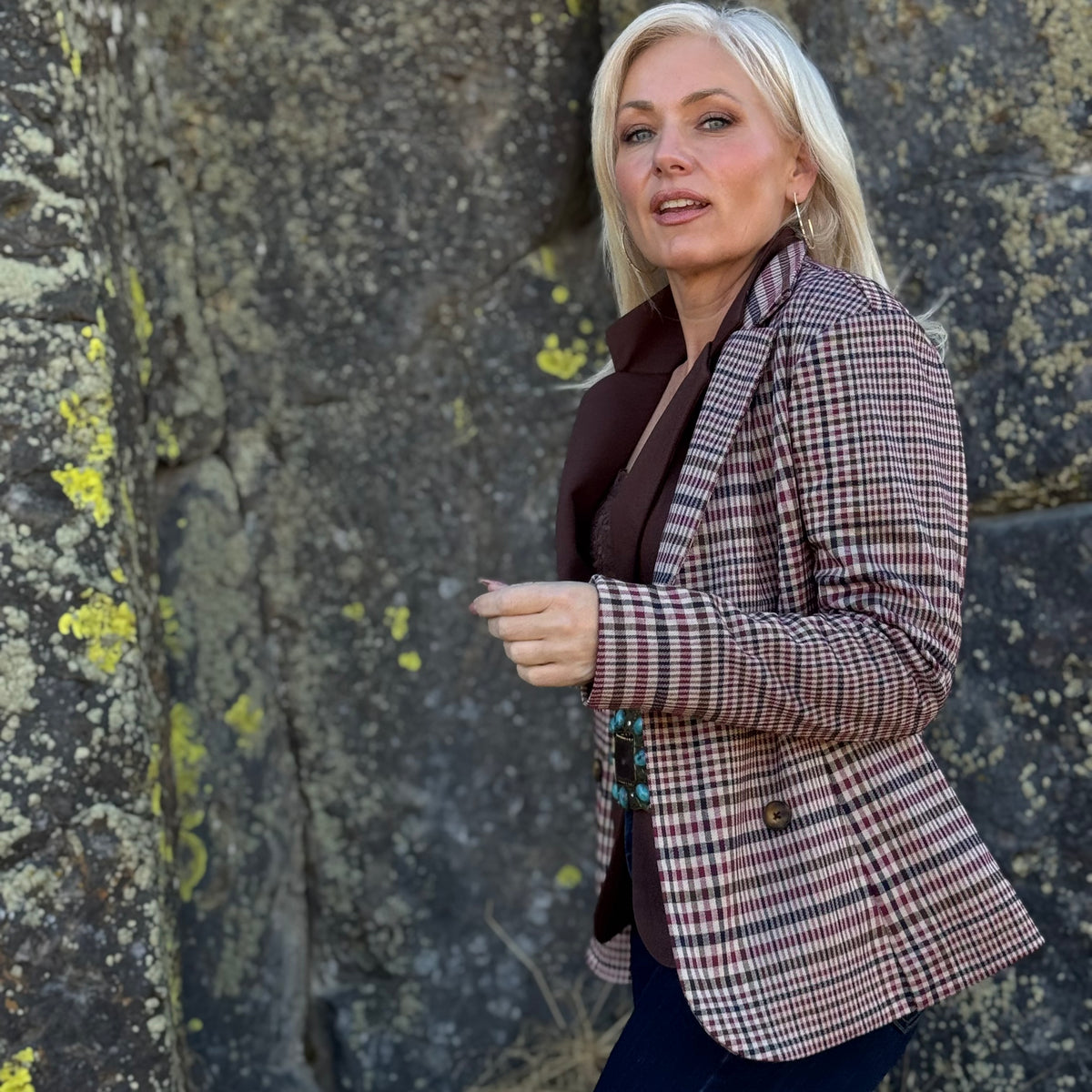 The Countryside Plaid Blazer