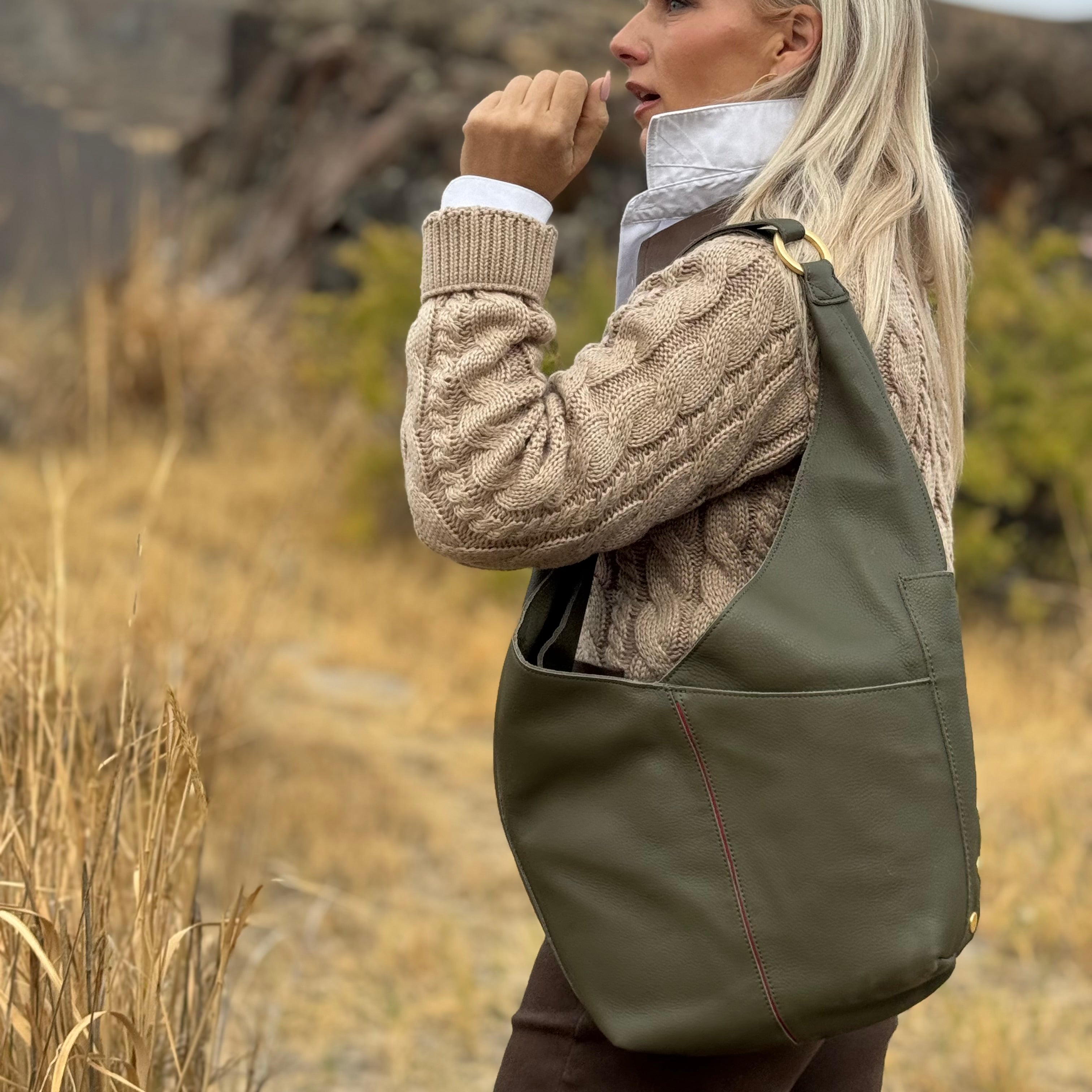 Hammitt TOM LRG Olive/Brushed Gold (Copy)