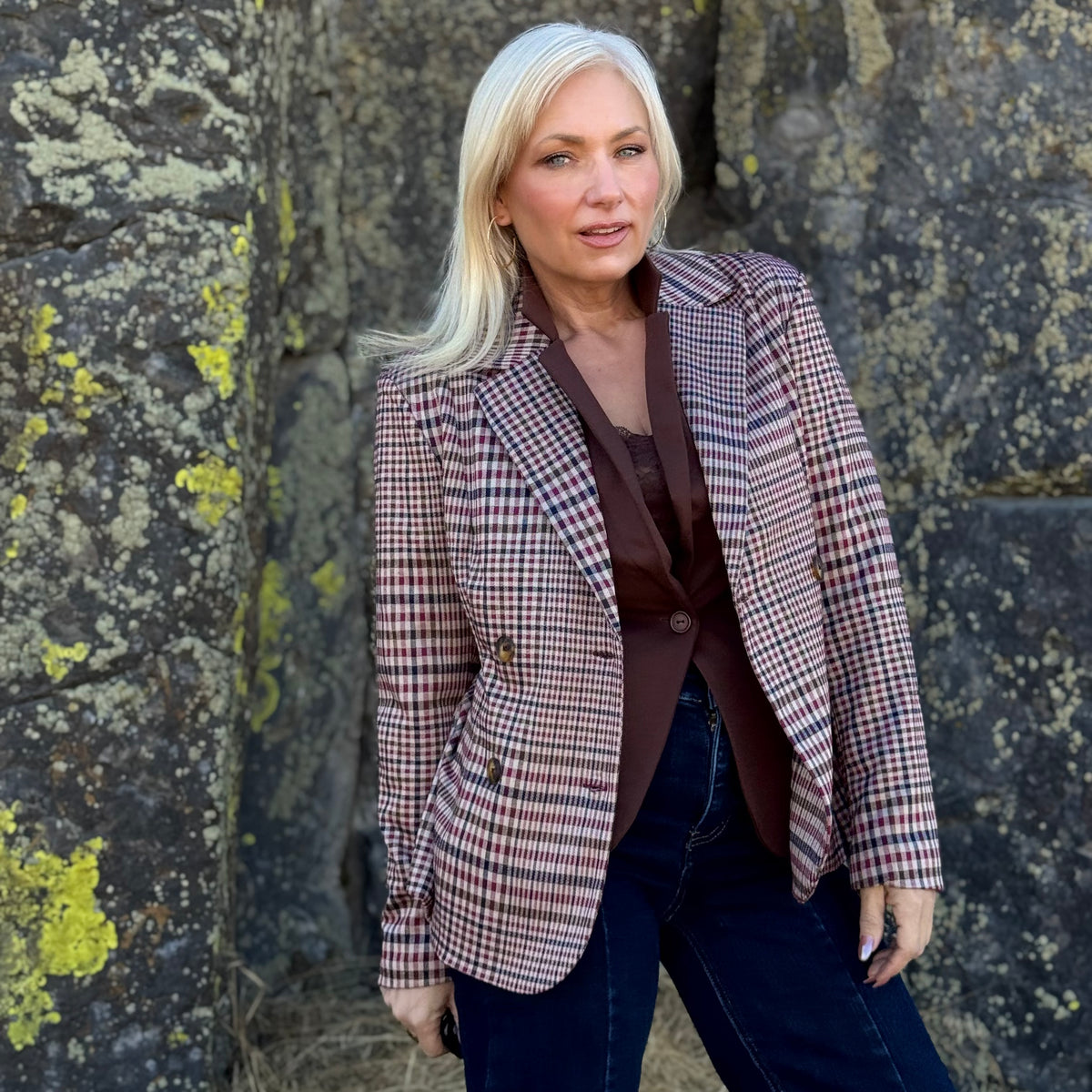The Countryside Plaid Blazer