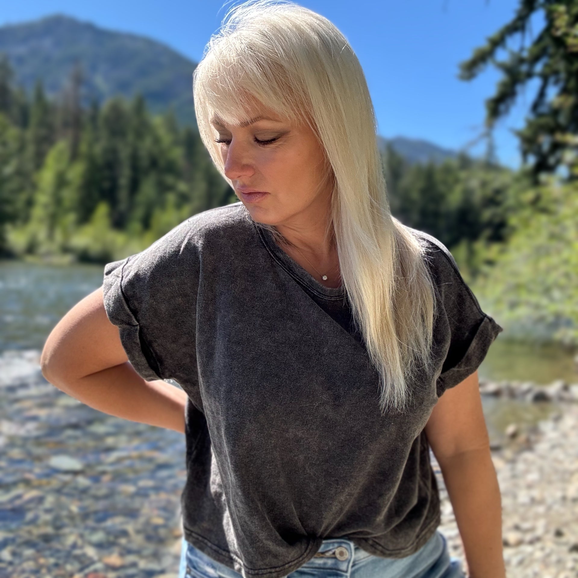 All Day French Terry Crop Top