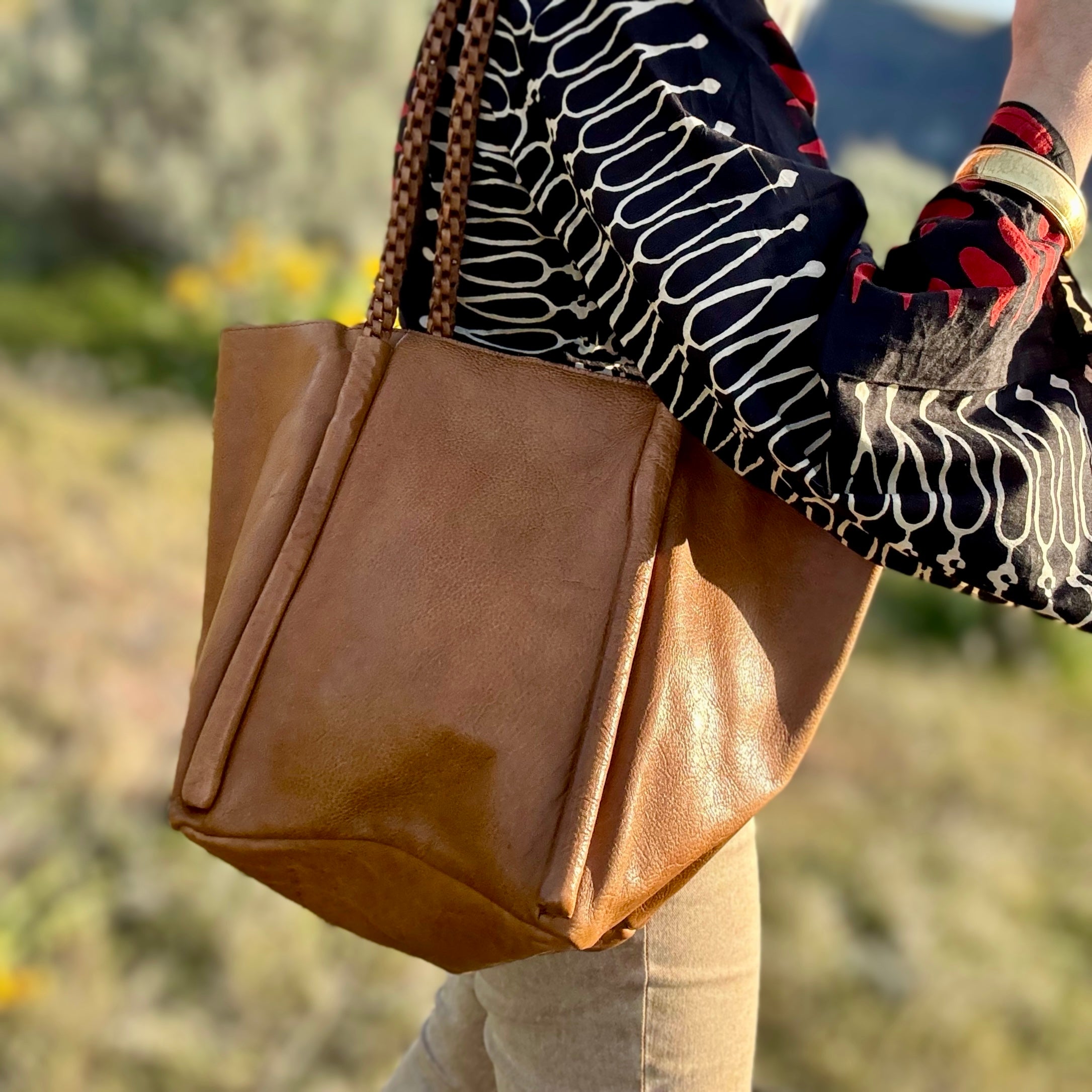 WANDER TOTE Cognac