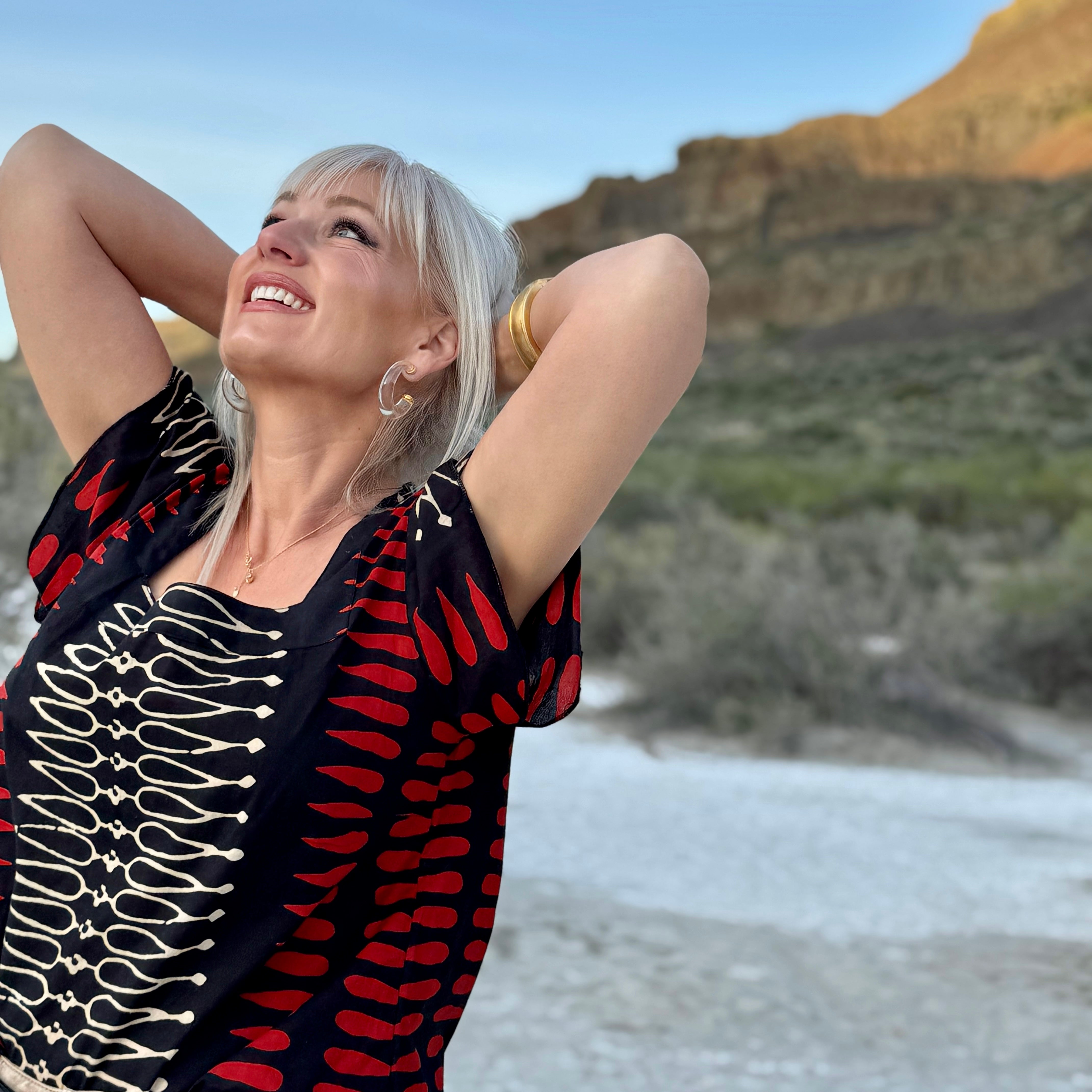Yindi Square Neck Top
