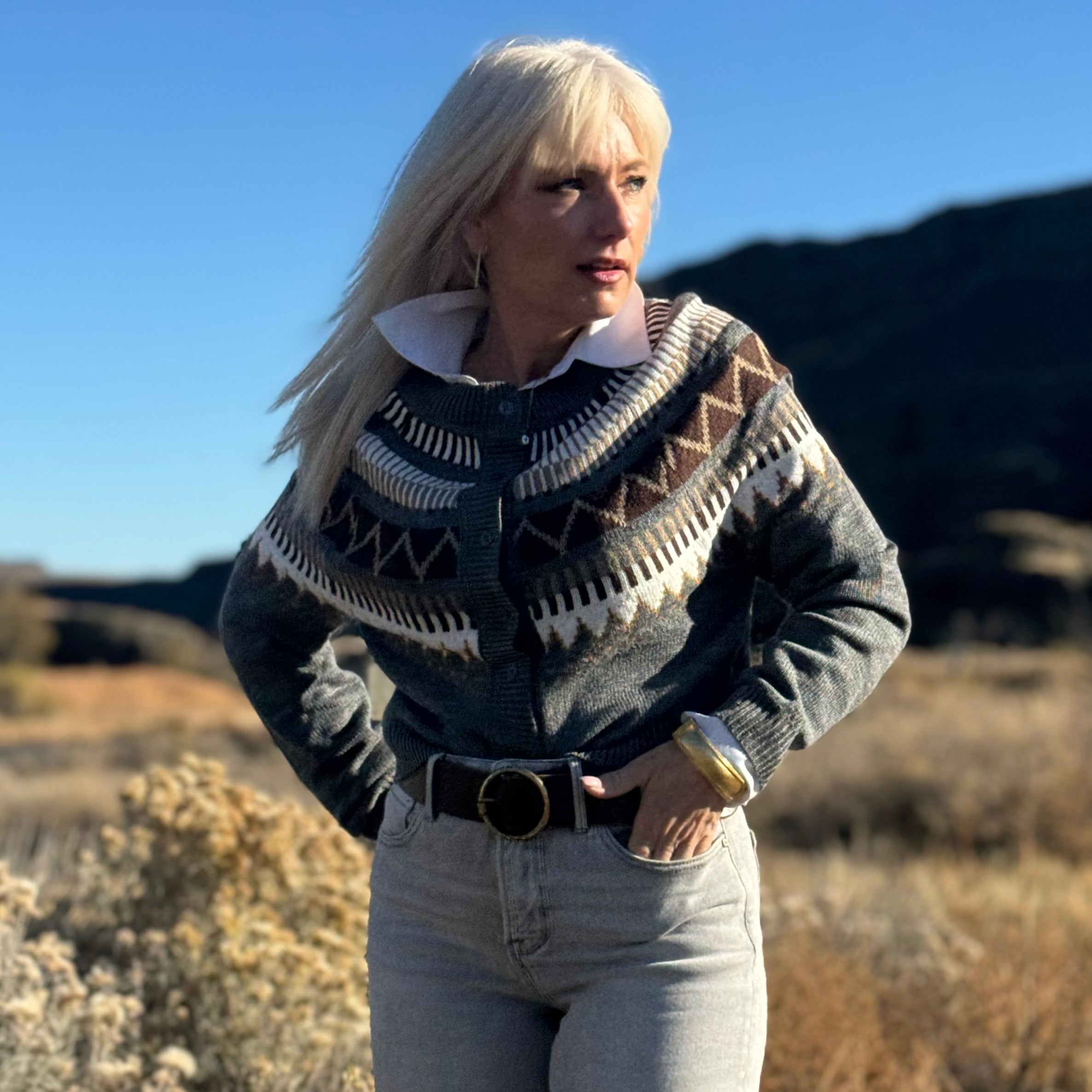 : The Alpine Crest Cardigan