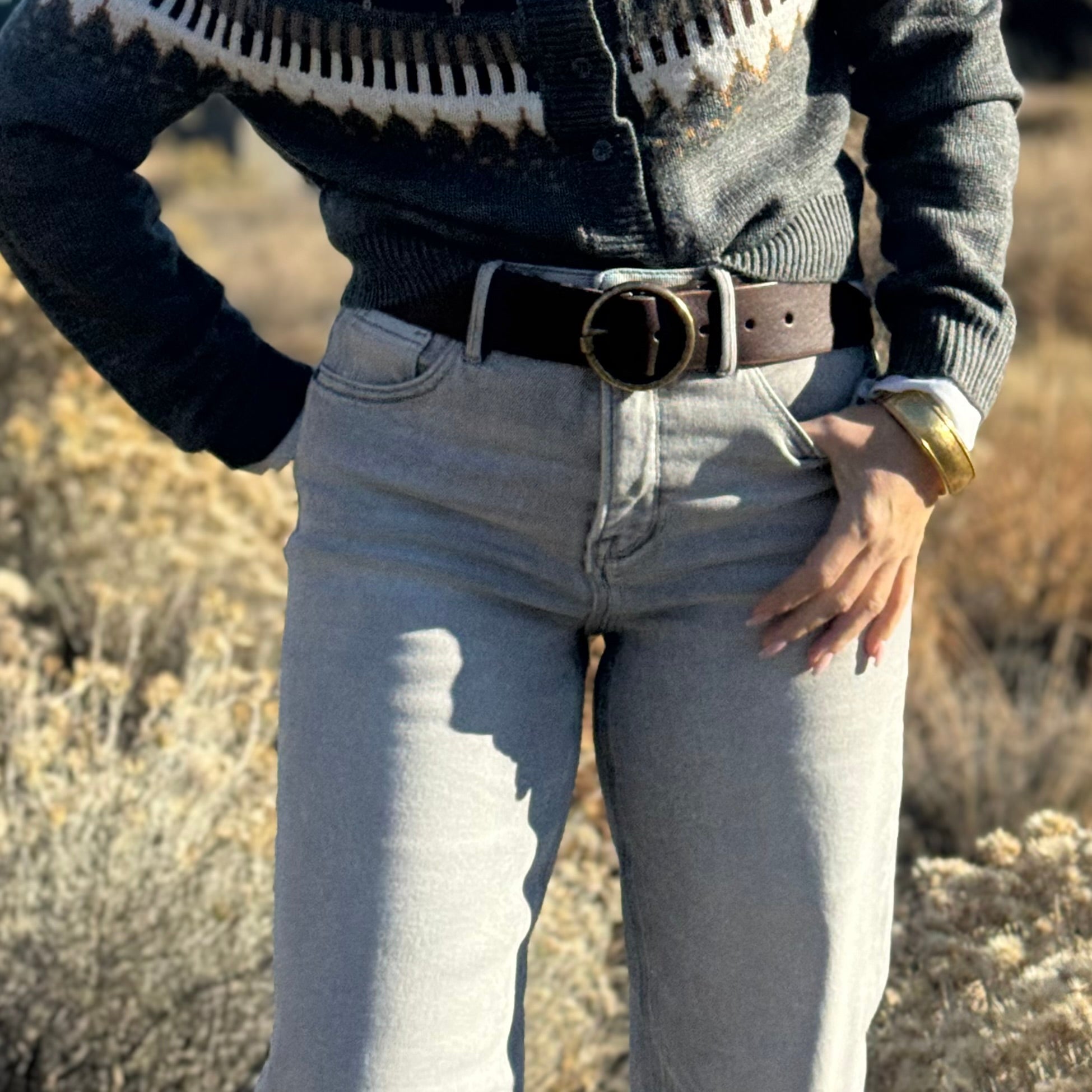 Dove Gray Stretch Jean