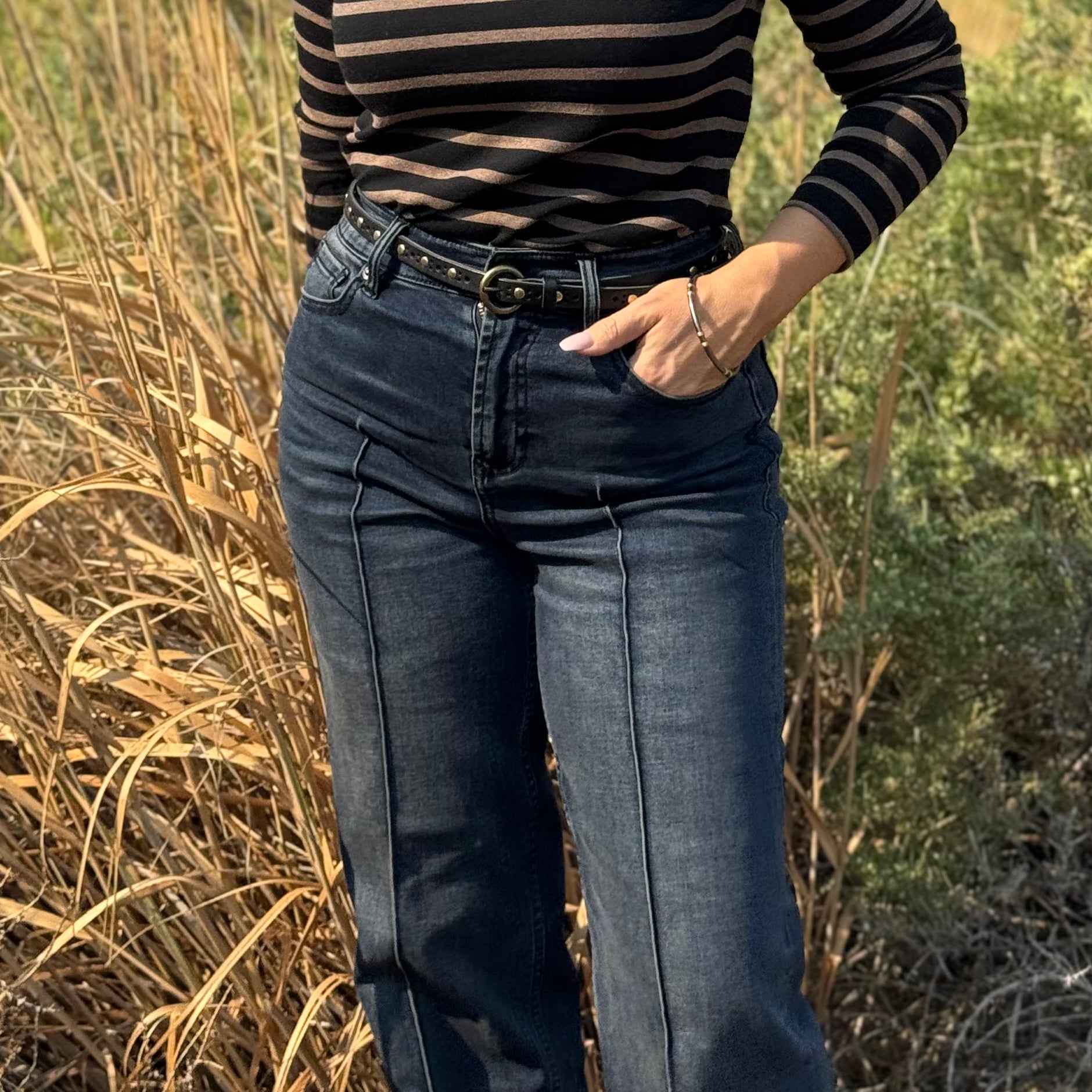 Holly Straight Leg Jeans Dark Wash