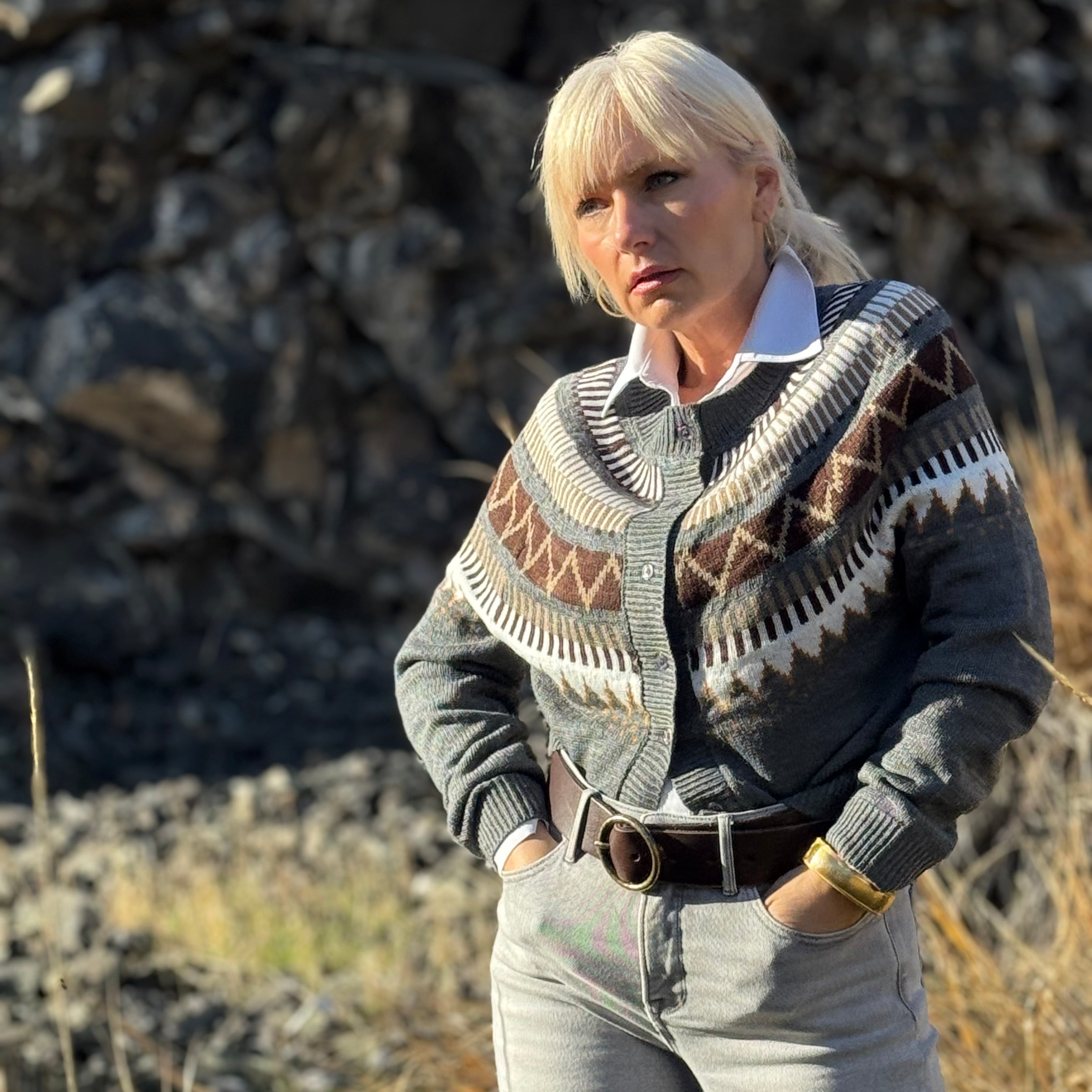 : The Alpine Crest Cardigan