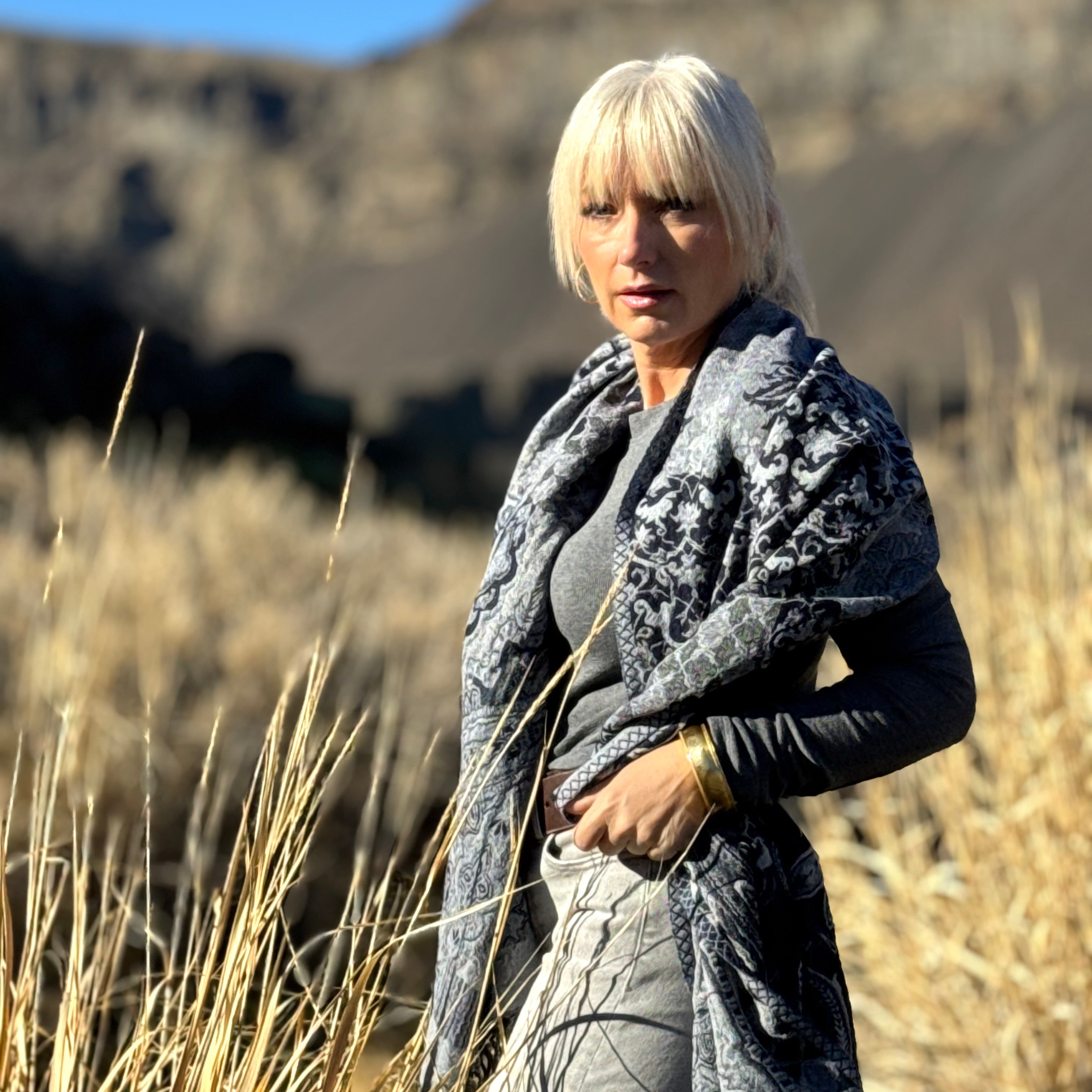 Sage Canyon Wool Wrap