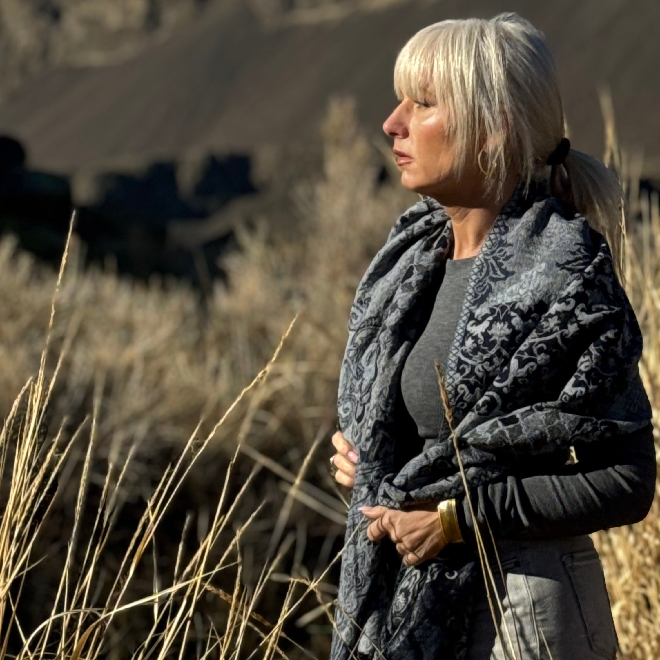 Sage Canyon Wool Wrap