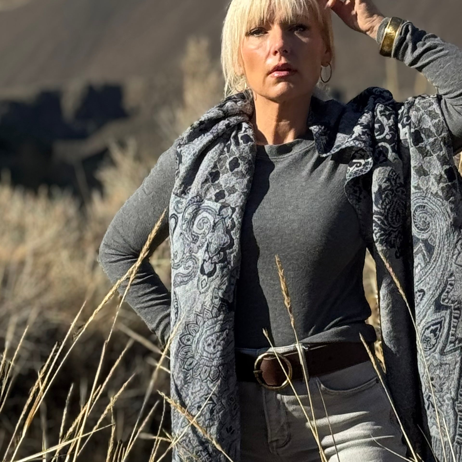 Sage Canyon Wool Wrap