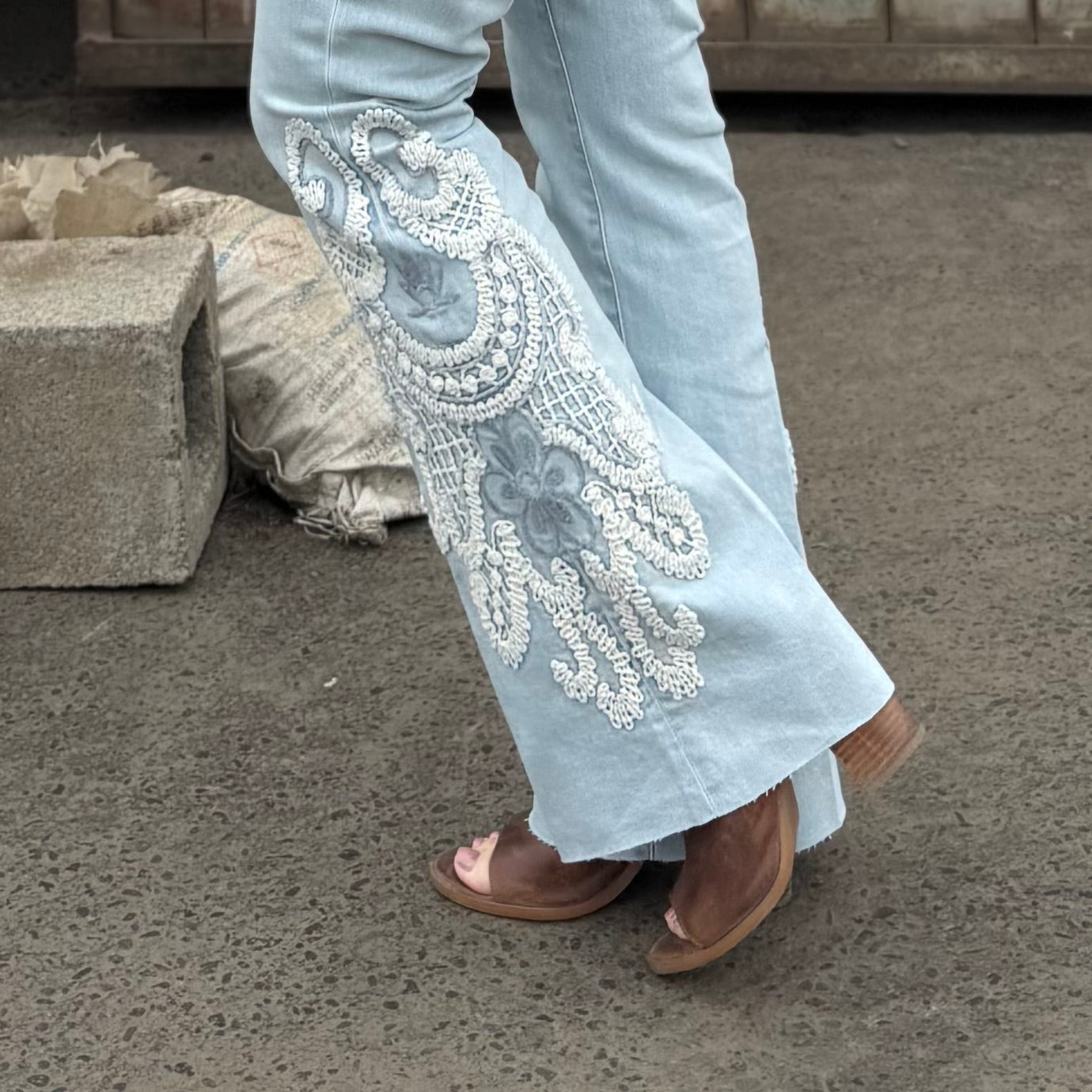 Rosa Flare Jean