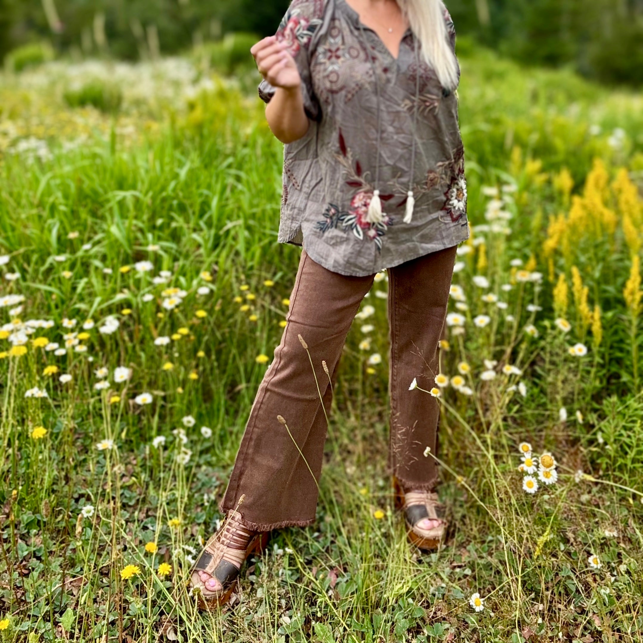 Atlas Cropped Straight Jean (Bark)