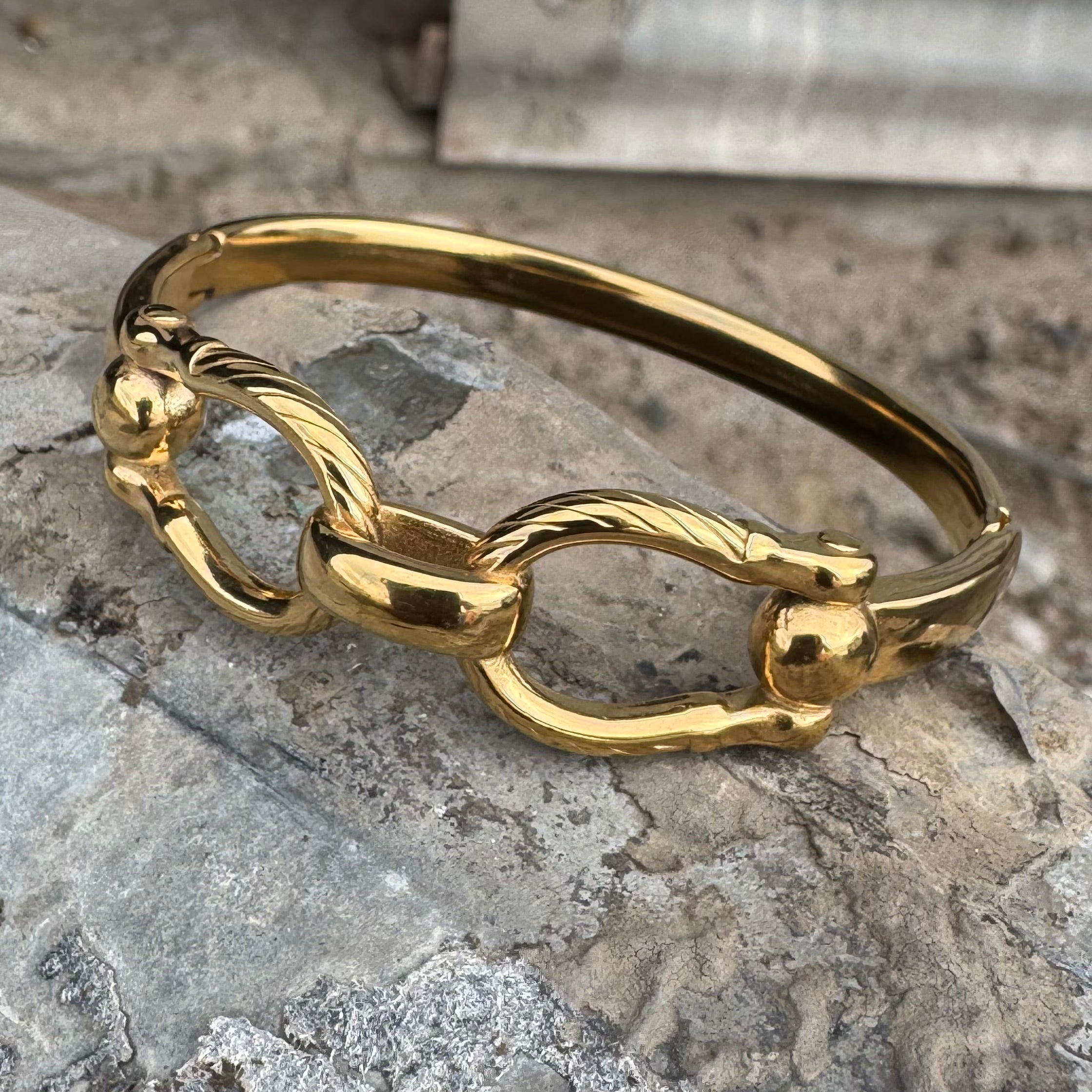 Golden Bit Link Cuff