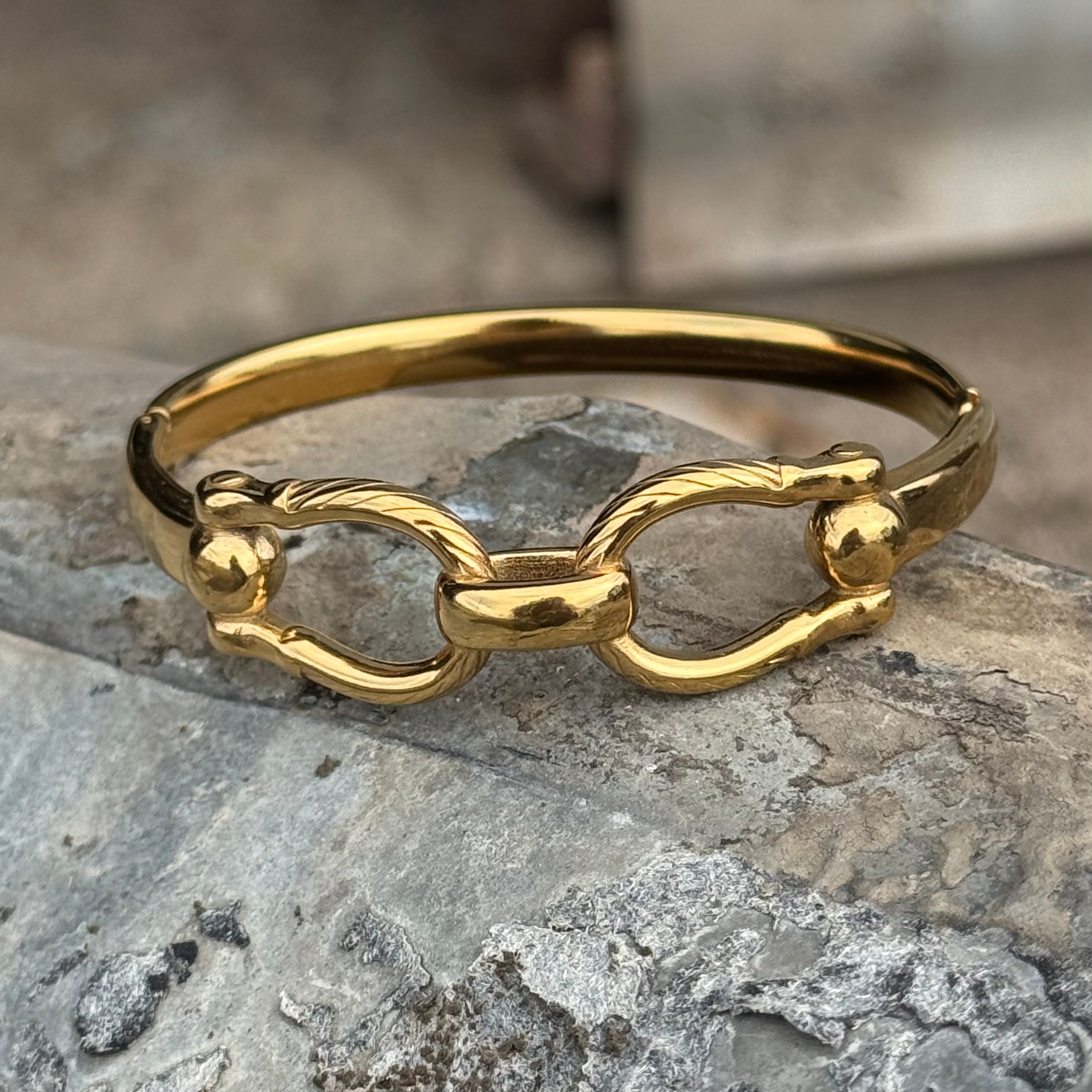 Golden Bit Link Cuff