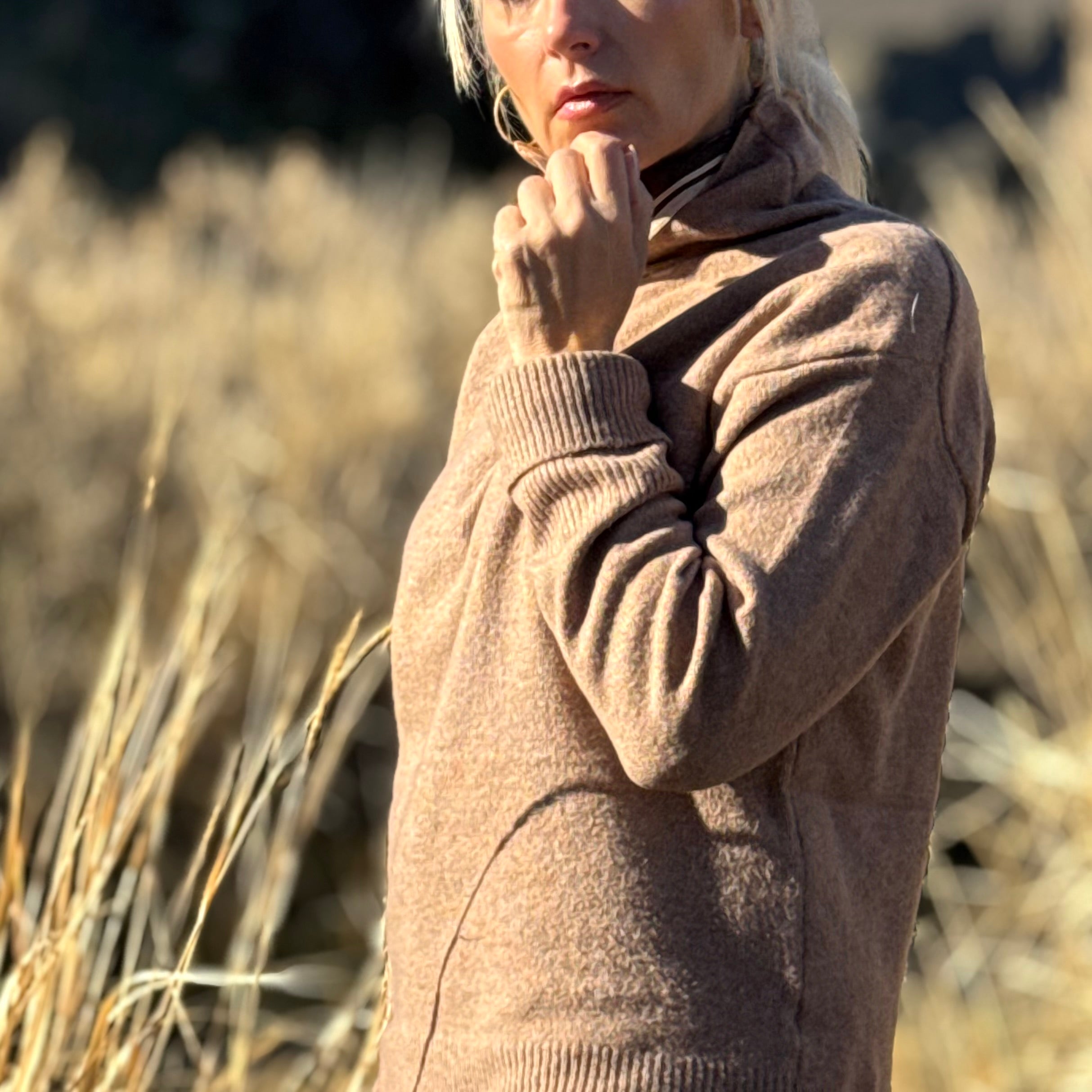 Desert Bluff Mock Neck Sweater