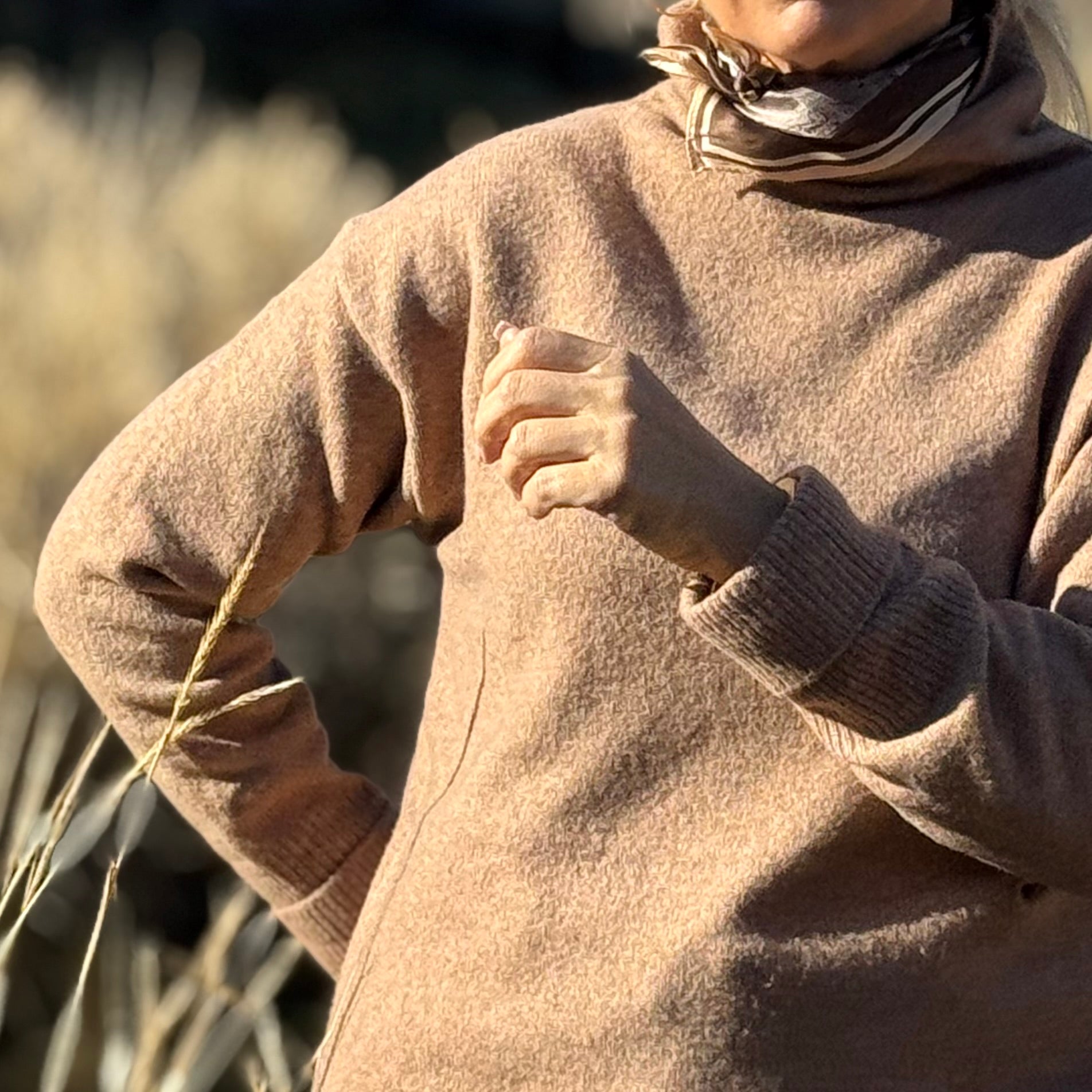 Desert Bluff Mock Neck Sweater