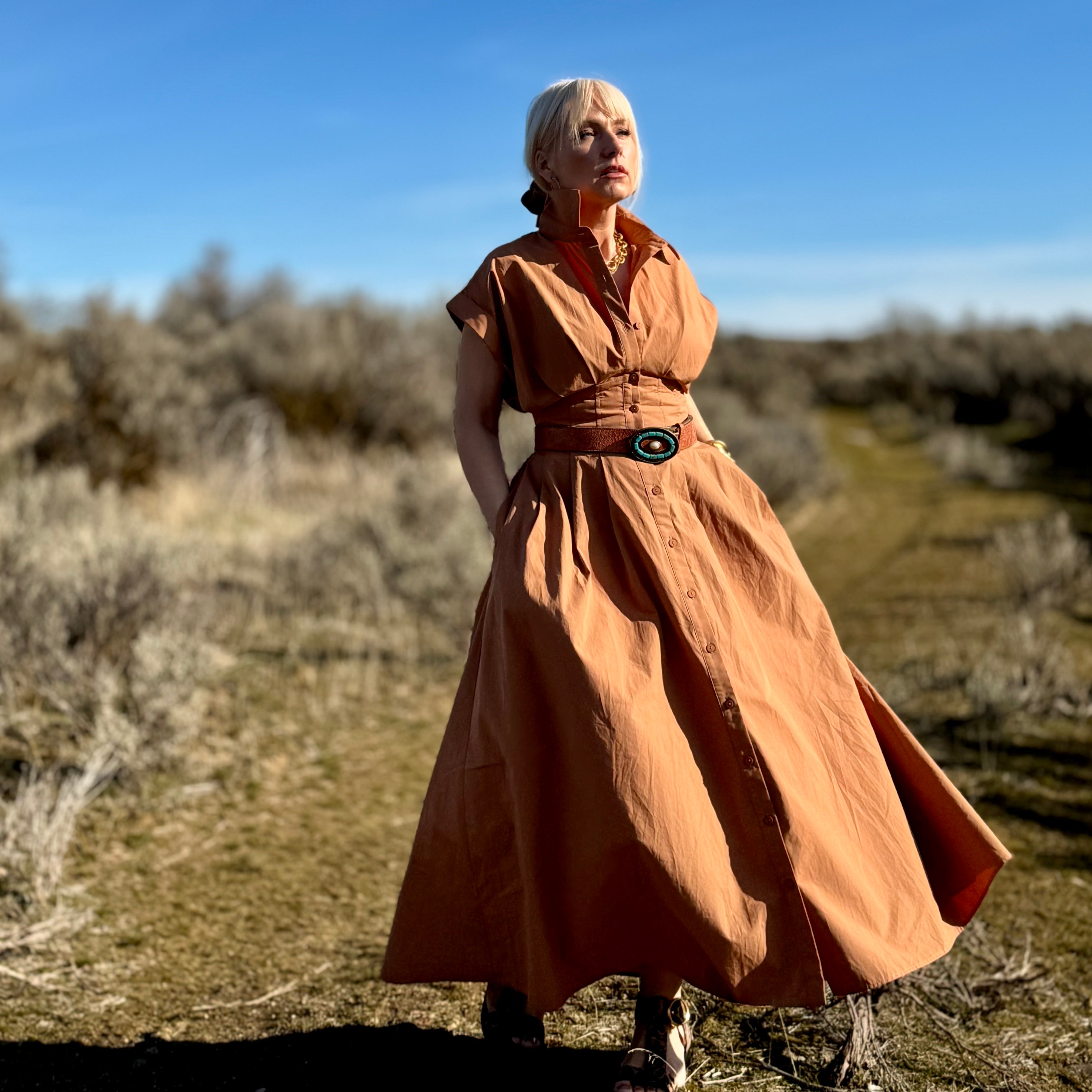 The Copper Canyon Shirt Dress