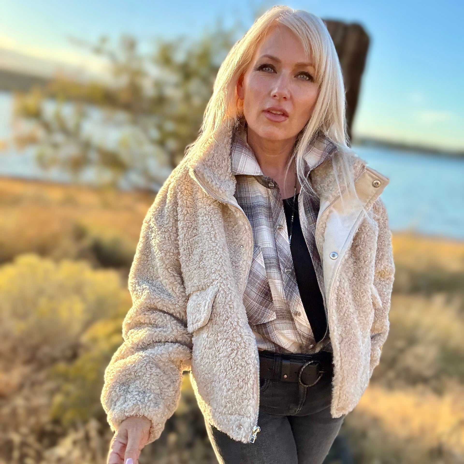 Bailey Sherpa Bomber Jacket