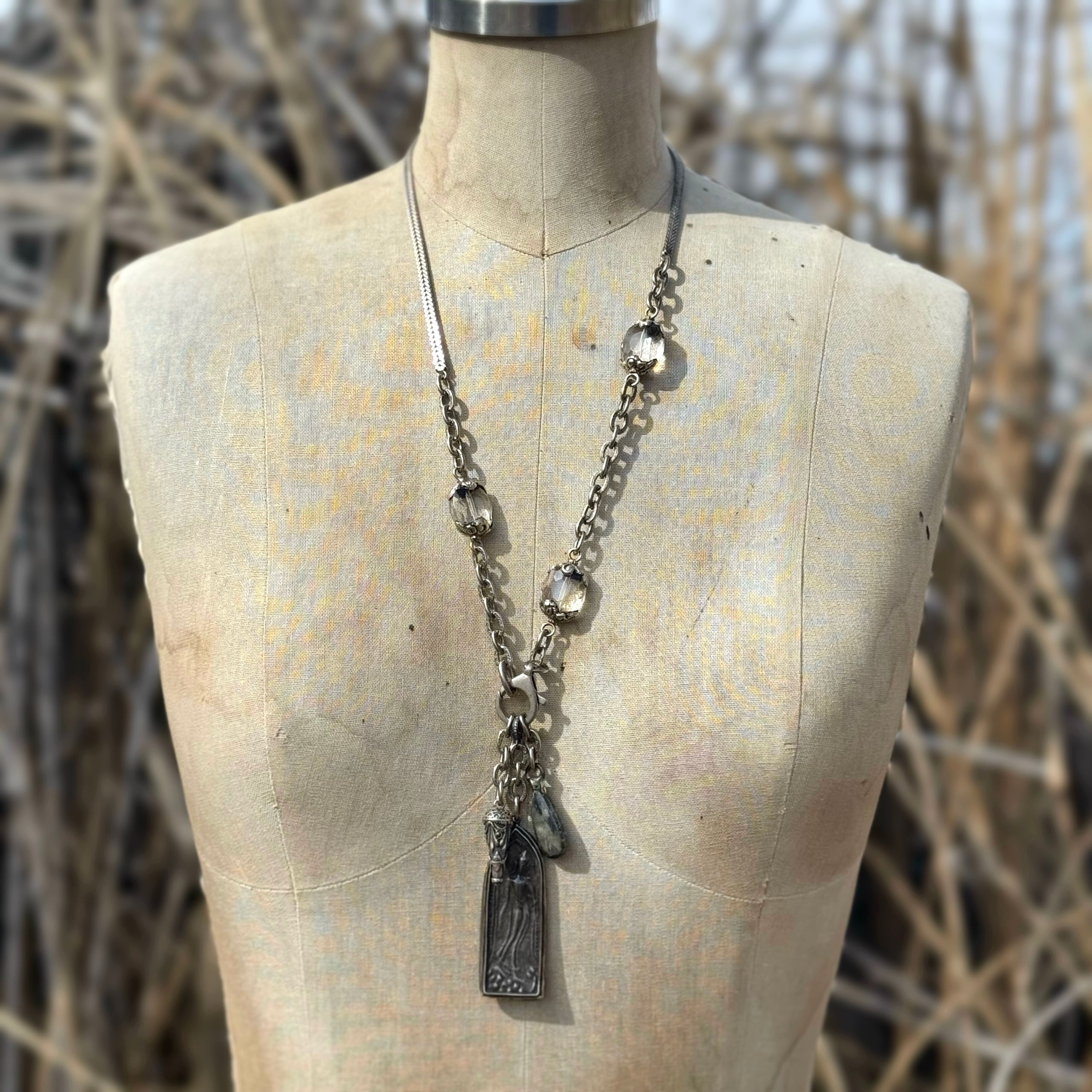 Paula Carvalho Mixed Media Necklace