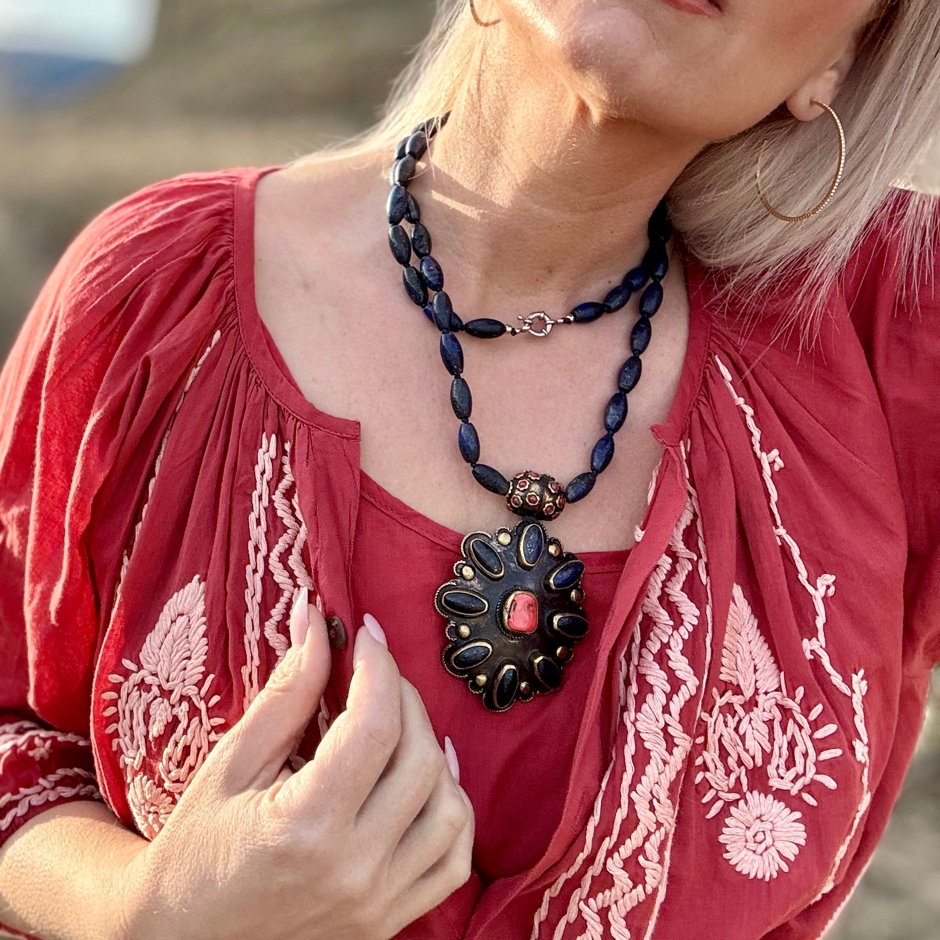 Lapis Artisan Necklace