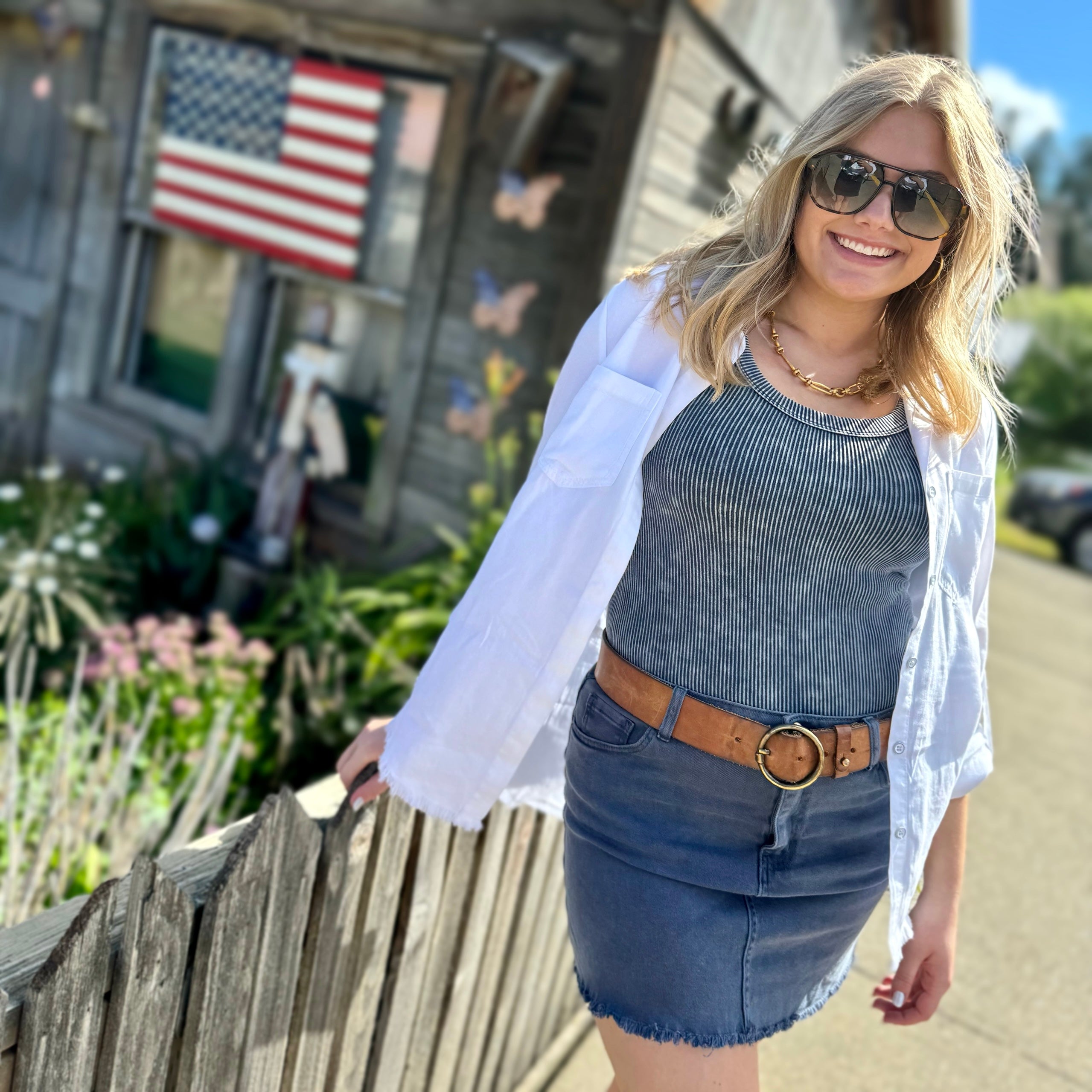 The Wanderer Mini Skirt (Blackberry)