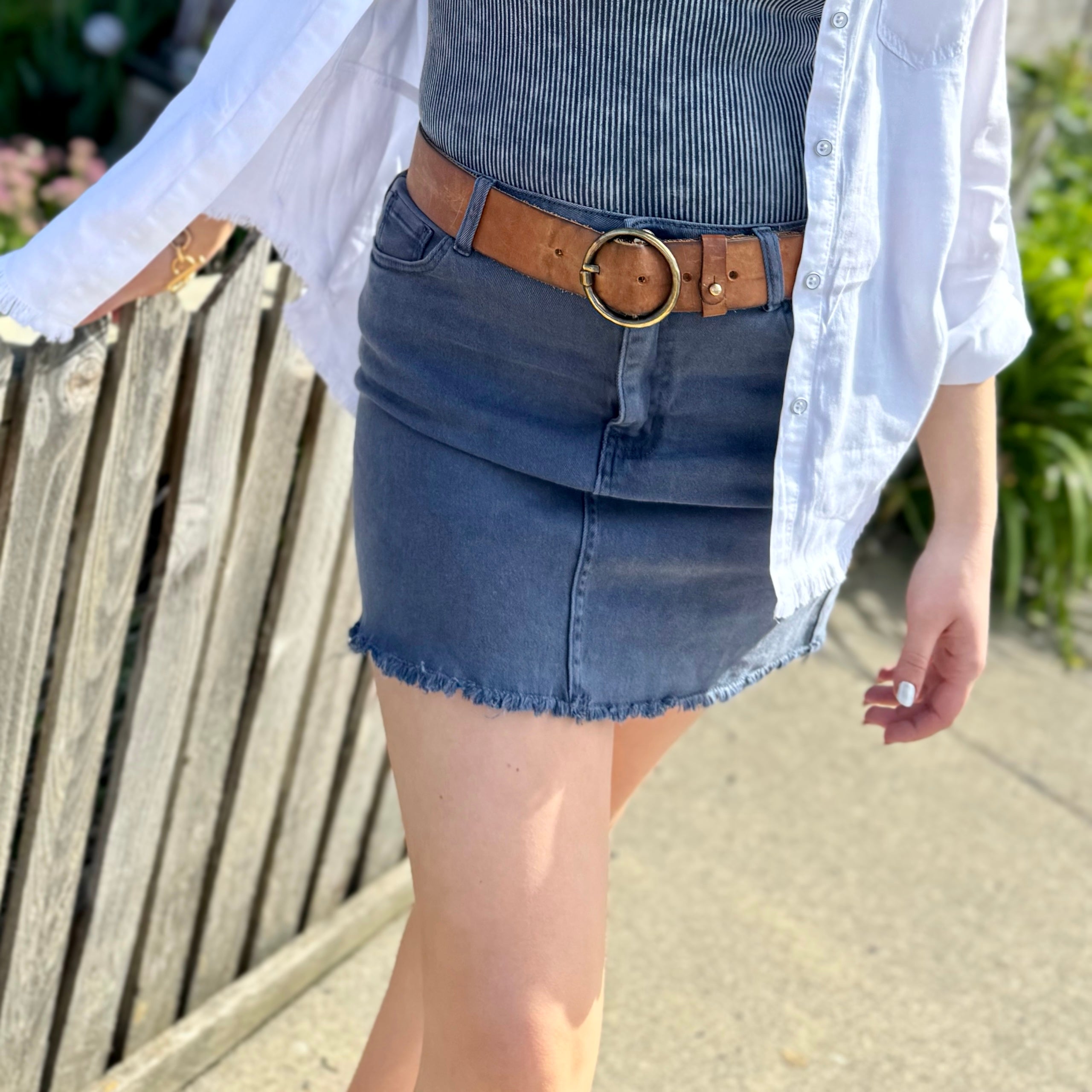 The Wanderer Mini Skirt (Blackberry)