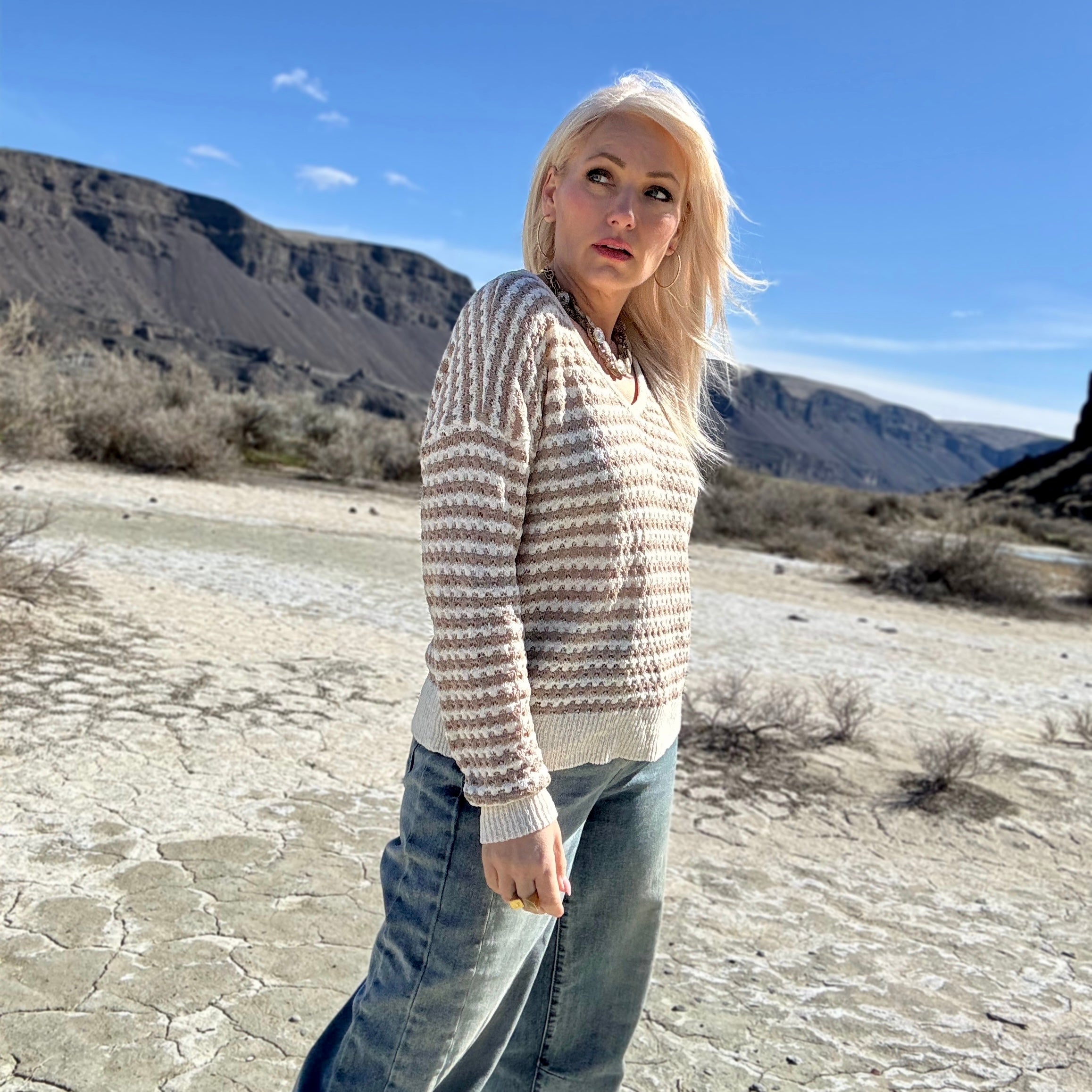 Cedar V Neck Sweater